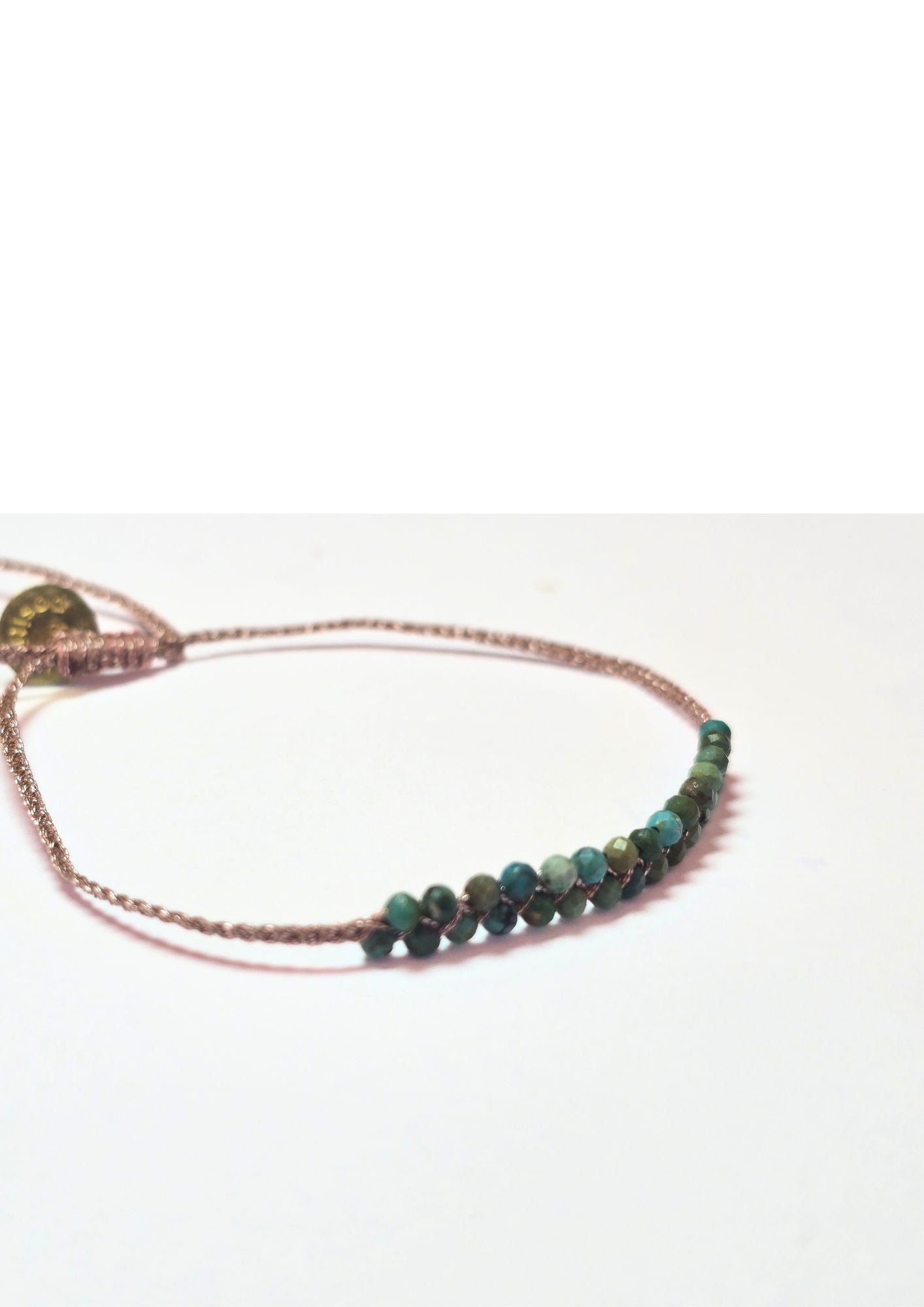 Bracciale con perline turchesi Guanabana