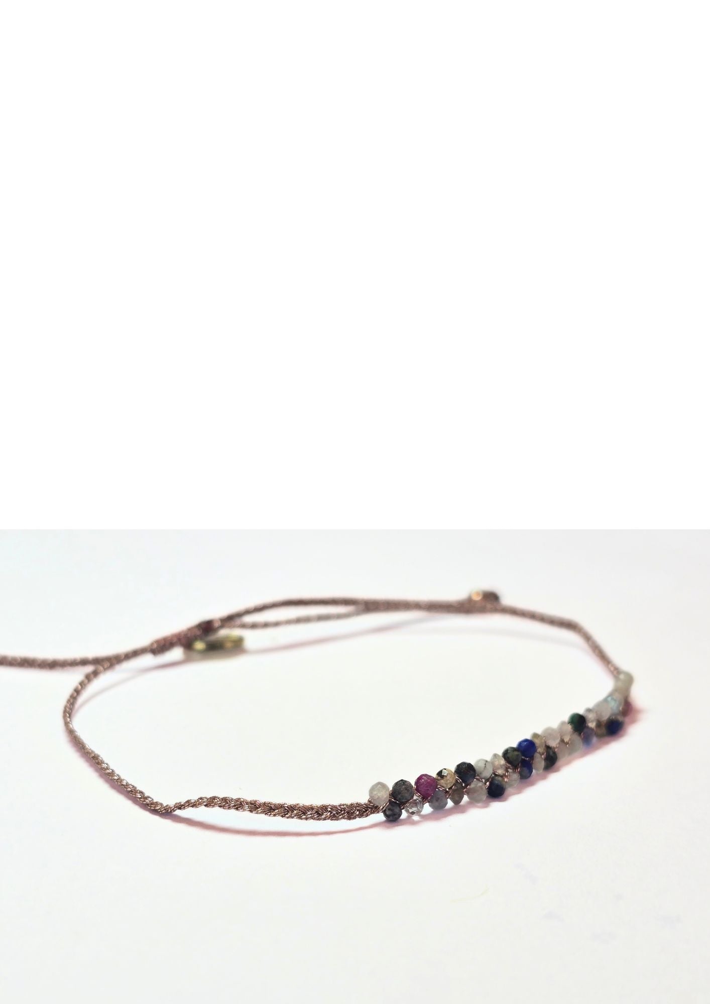 Bracciale con perline di tormalina Guanabana