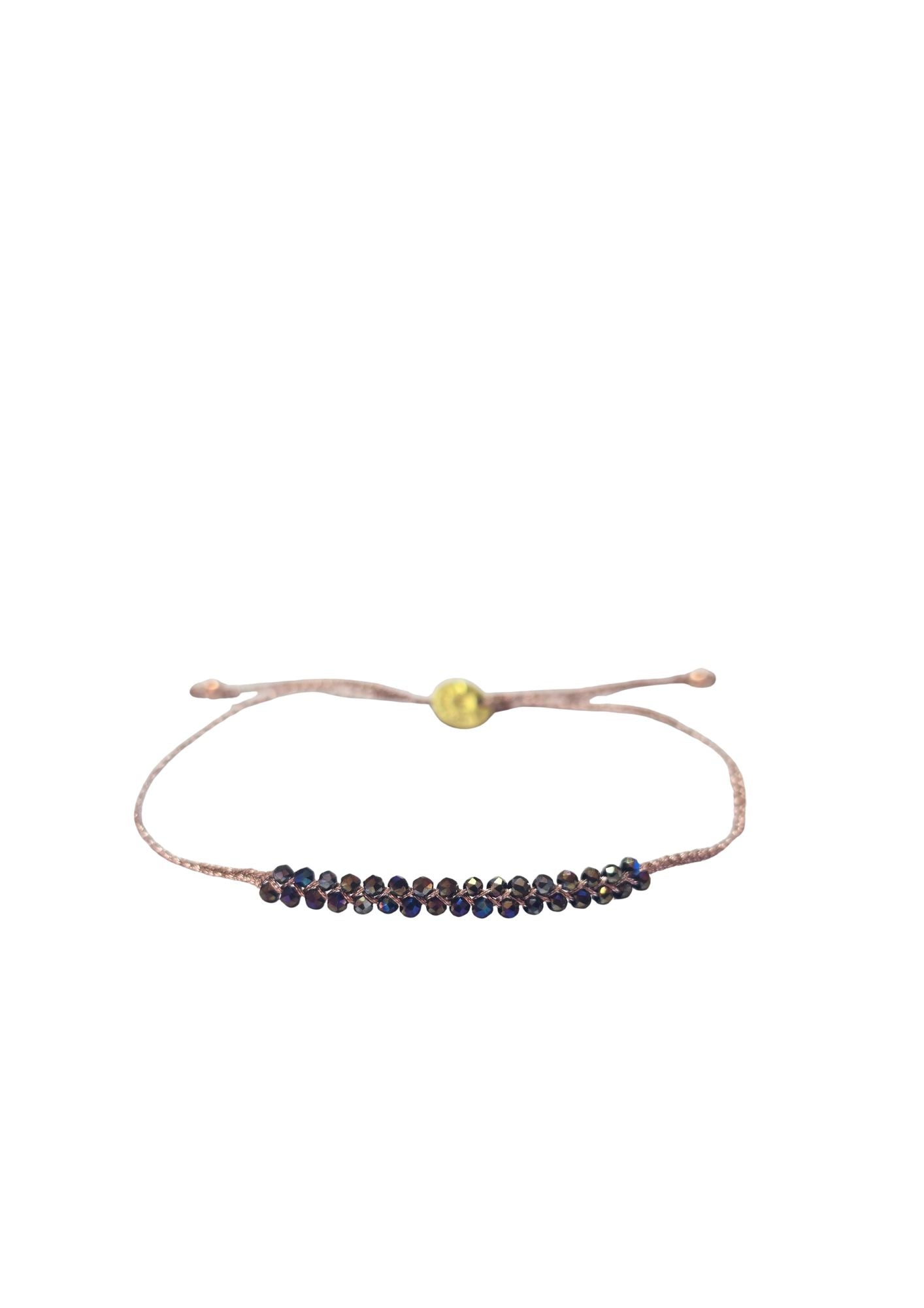 Bracciale con perline di cristallo iridescente Guanabana
