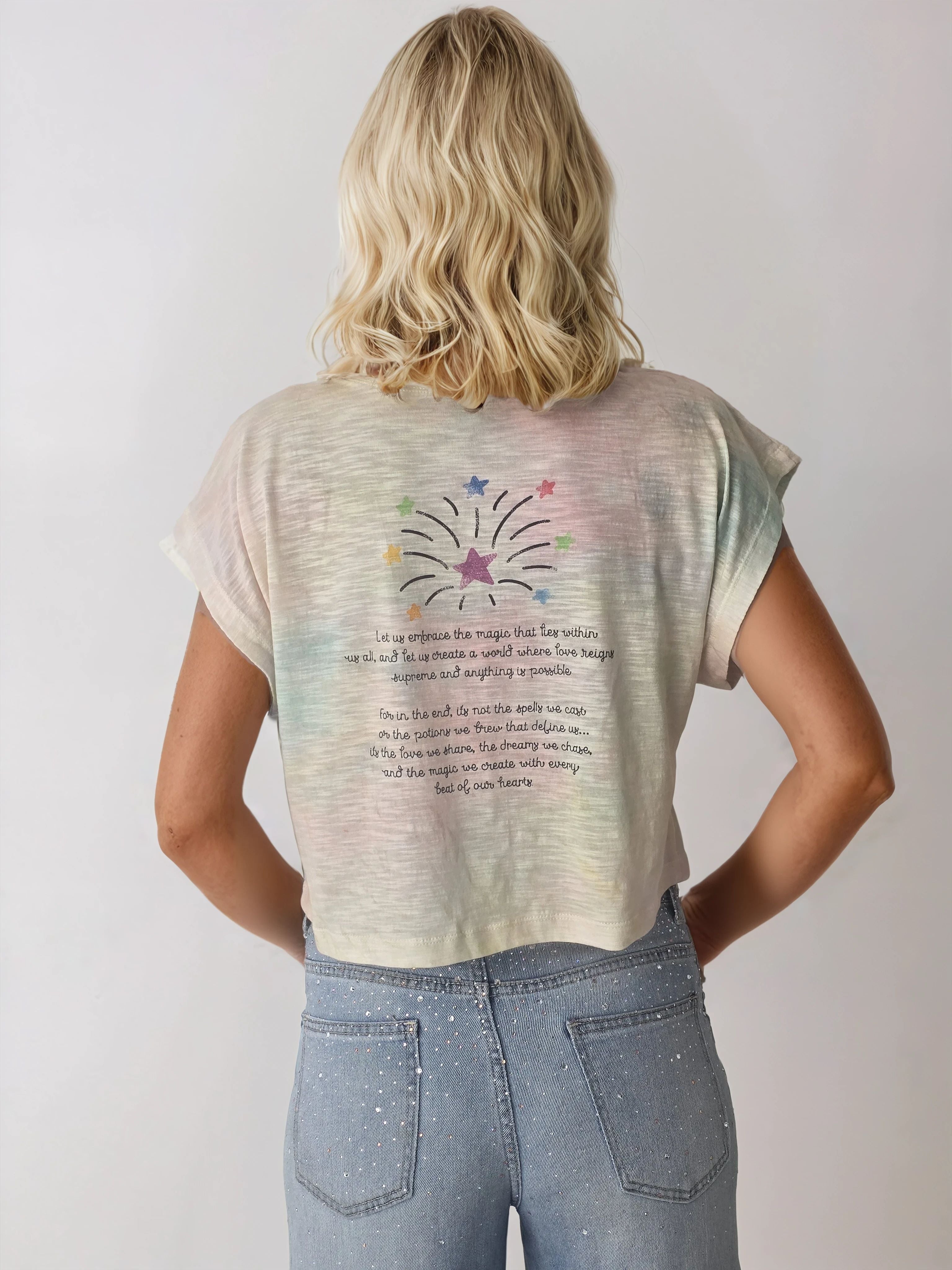 Camiseta mágica tie dye