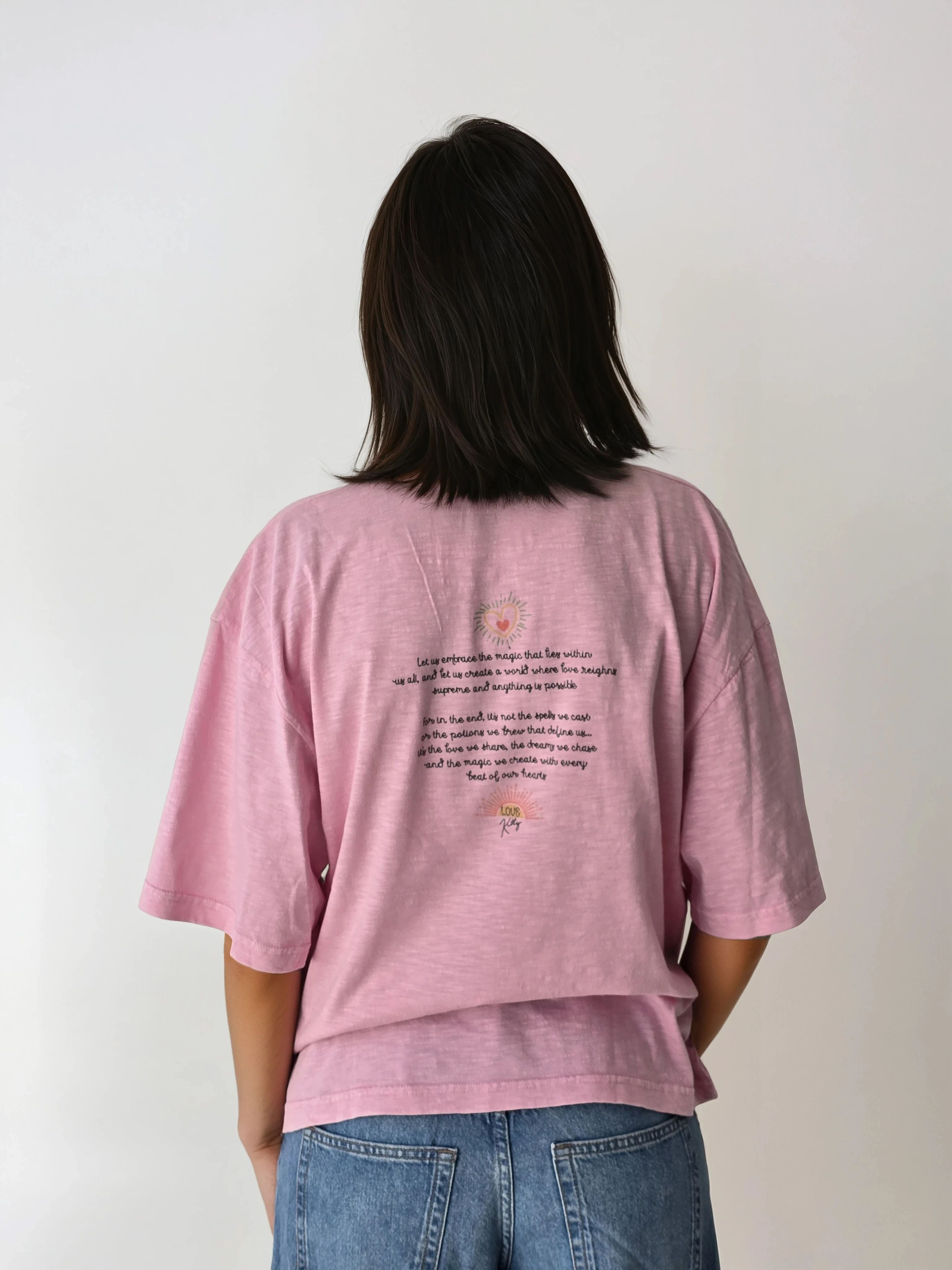 Make your own magic Tee pink