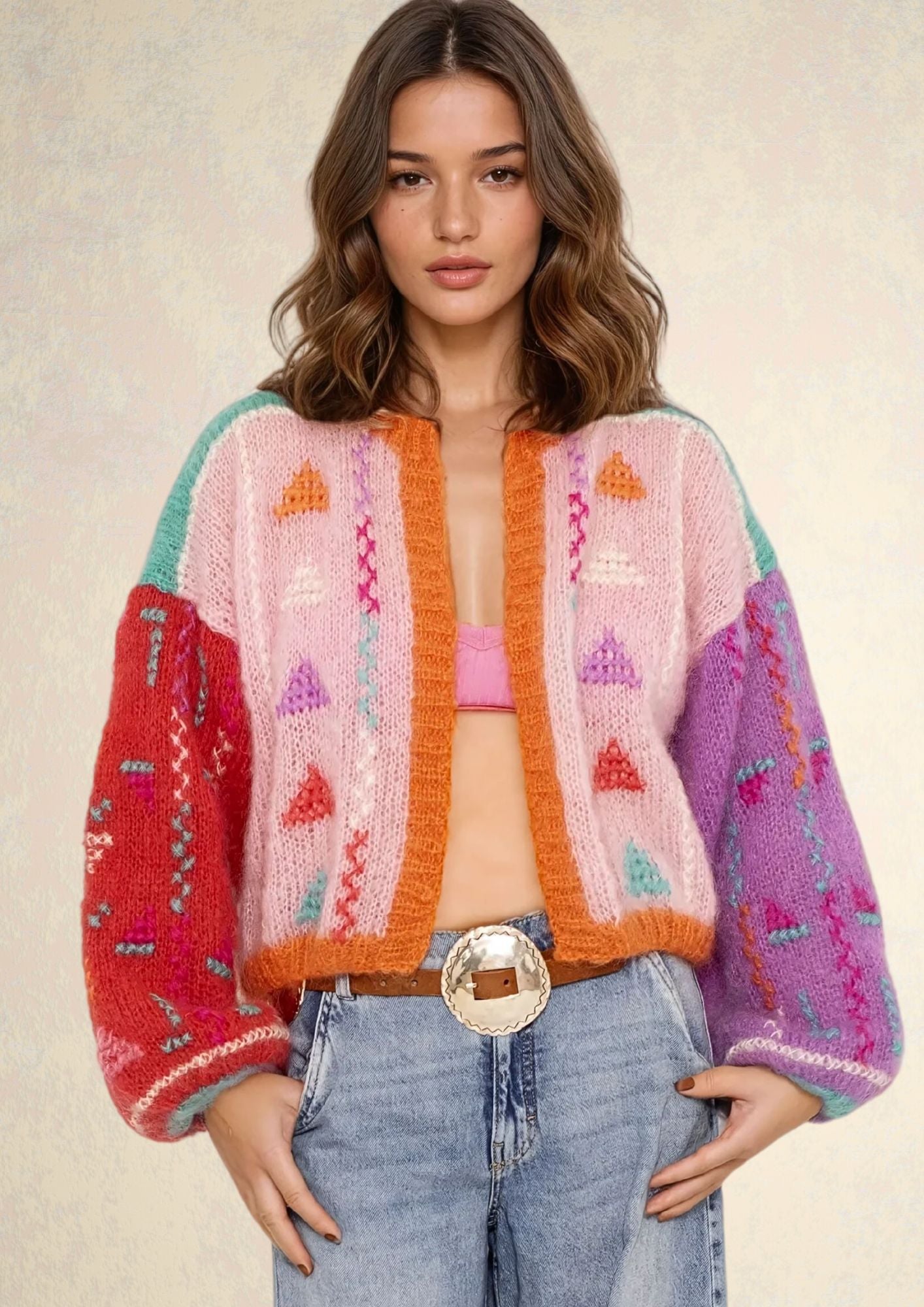 Yuki cross stitch jacket bold preorder