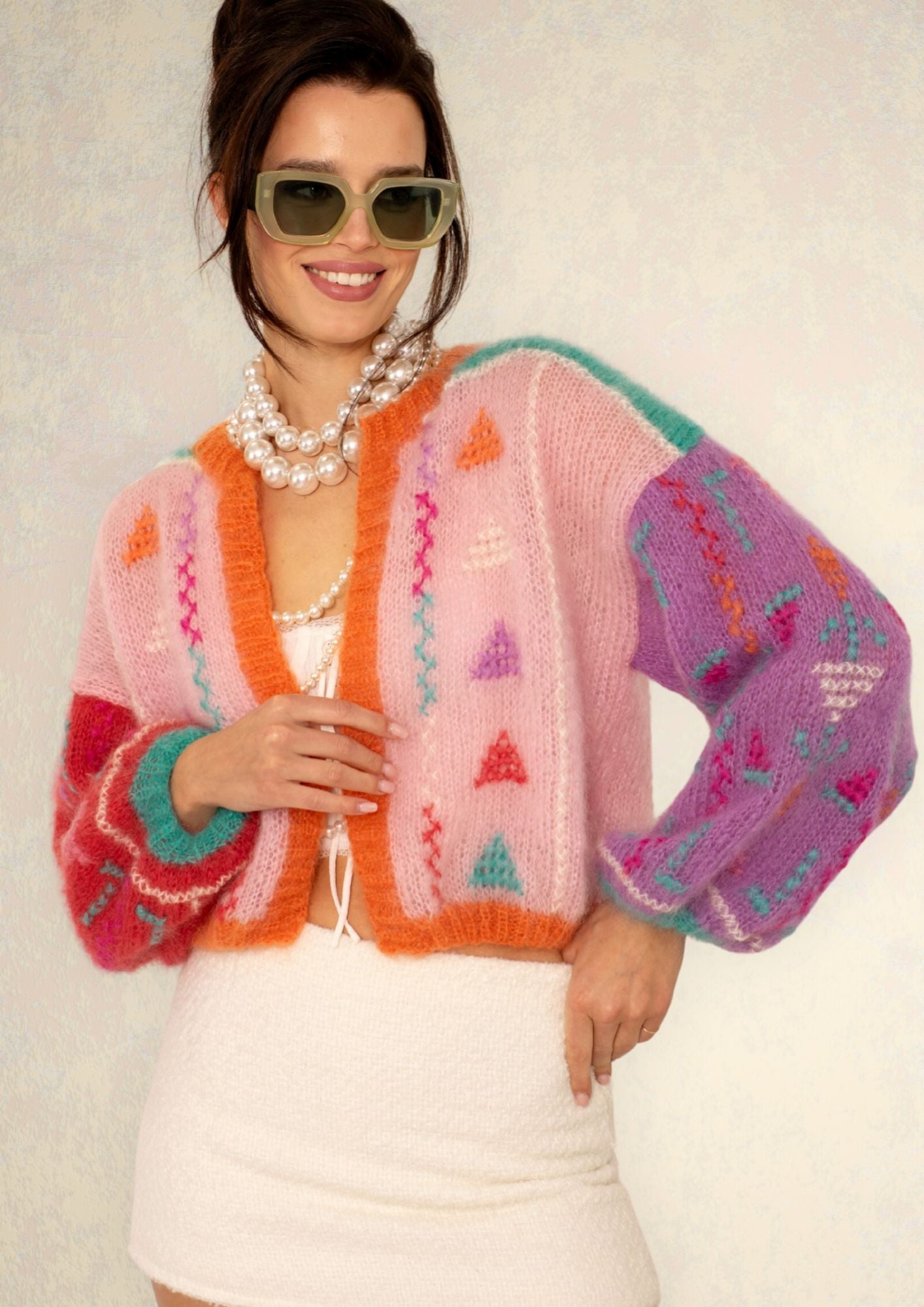 Yuki cross stitch jacket bold preorder