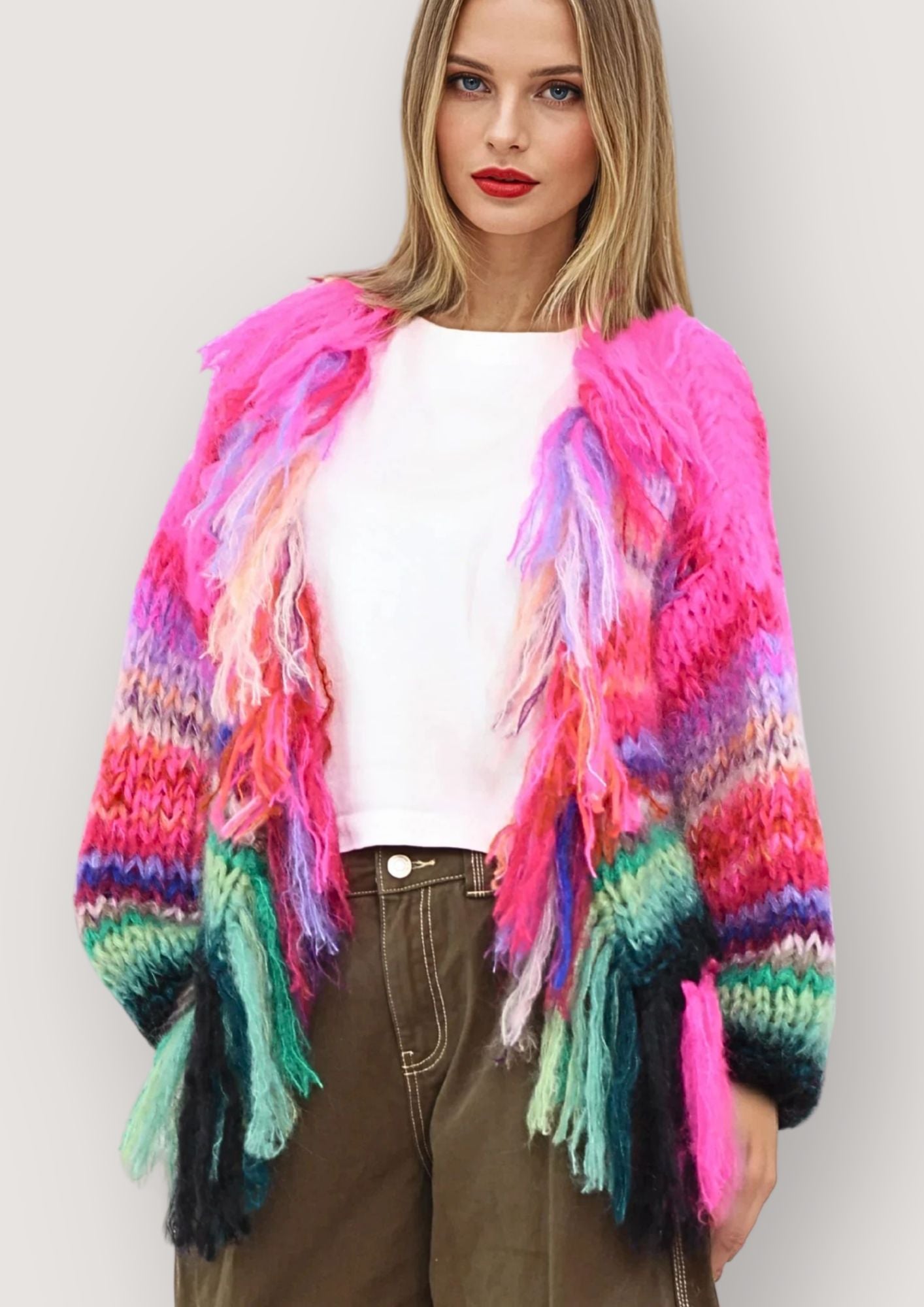 Stevie cardigan Midnight Fiesta