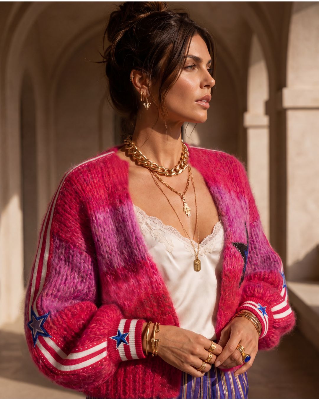 The Stardust Varsity Cardigan