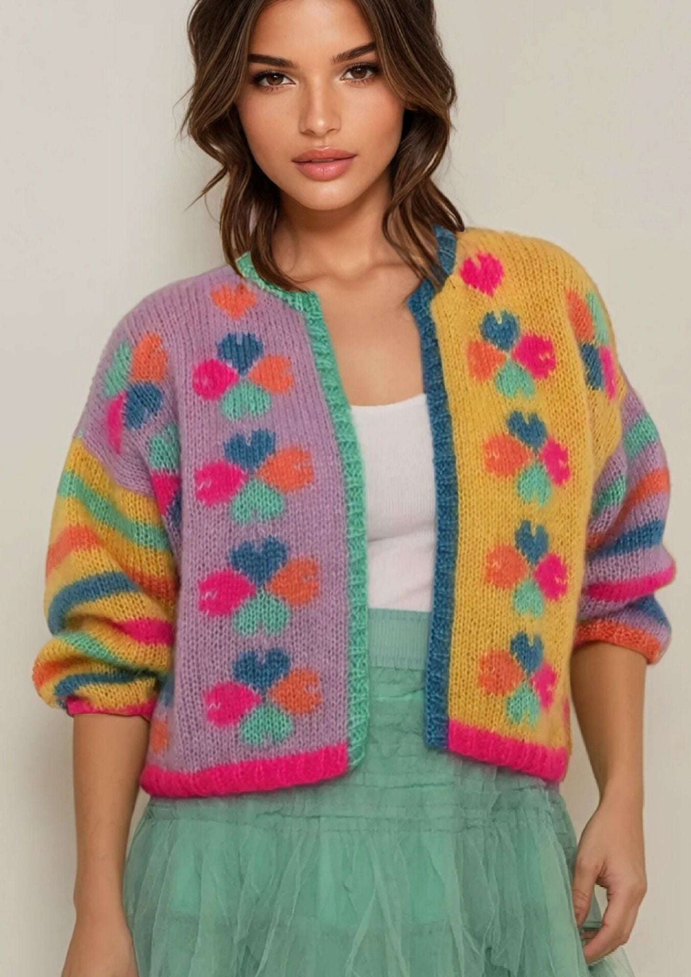 Giacca Heart Crush in confetti