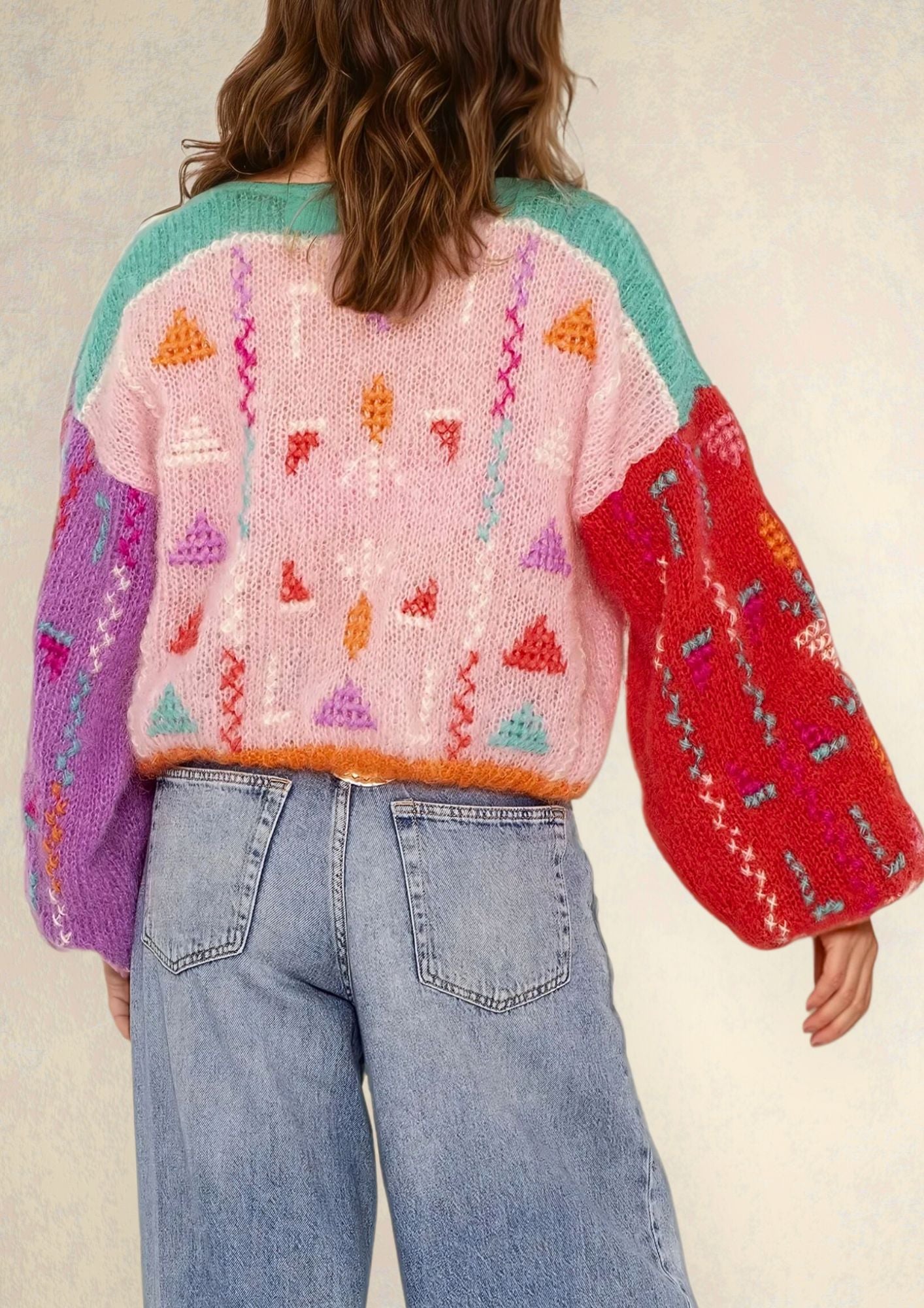 Yuki cross stitch jacket bold preorder