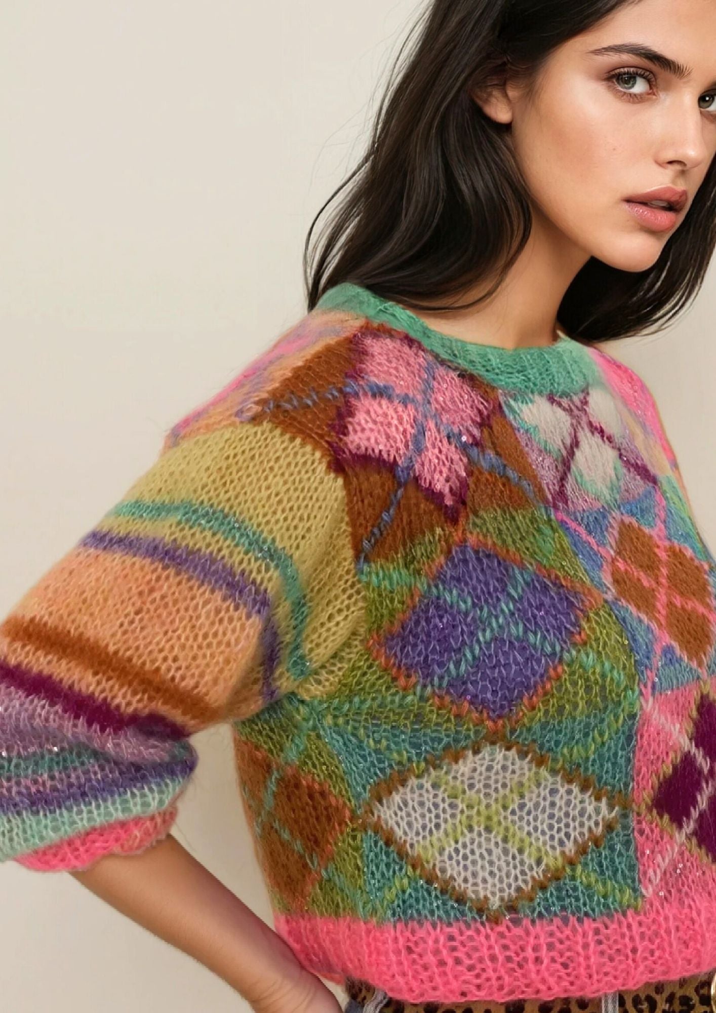 Chloë Crop-Pullover