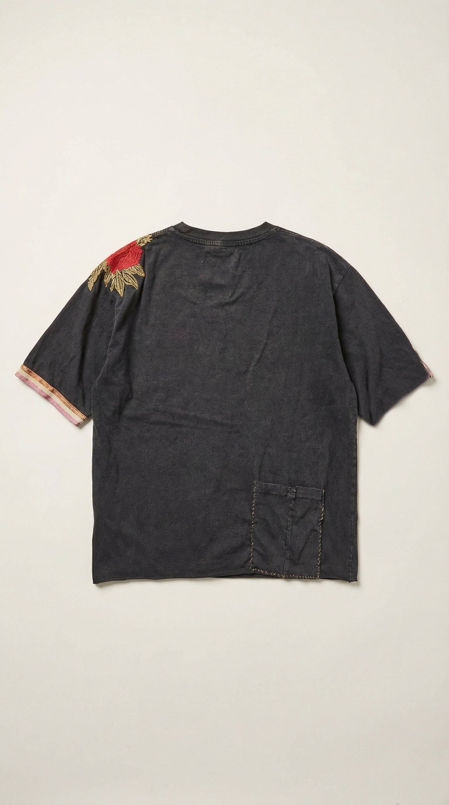The Charcoal Bloom Tee