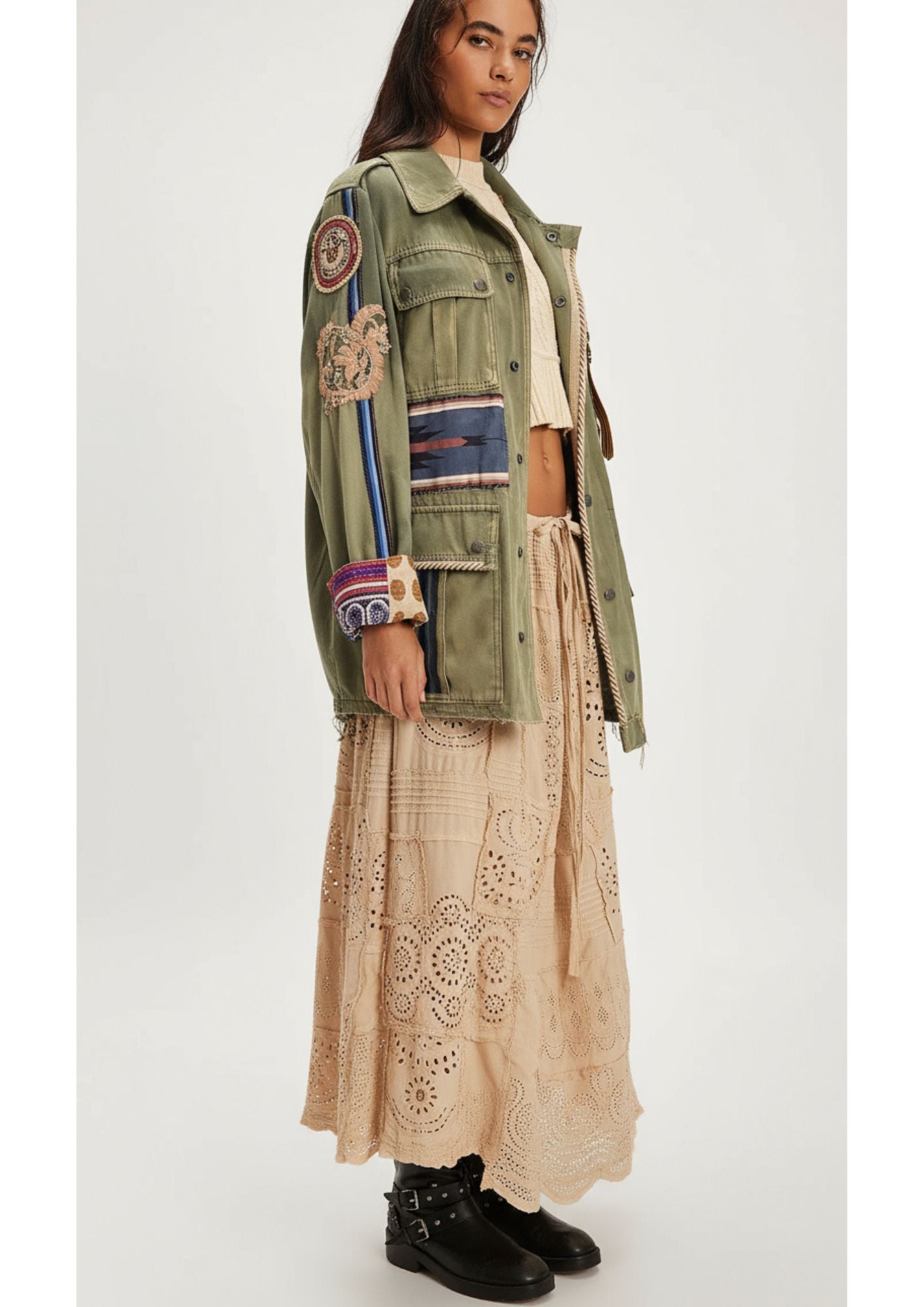 Stevie-Cardigan Golden Confetti