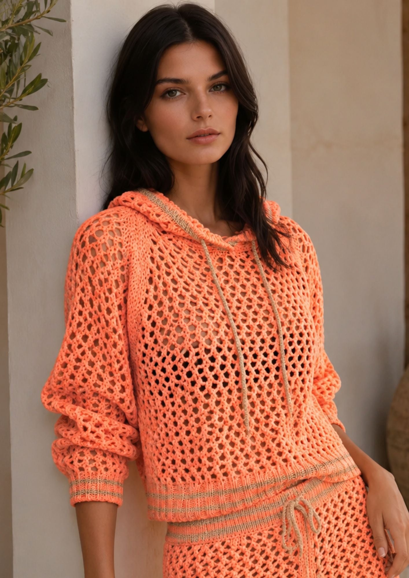Sudadera Riviera naranja