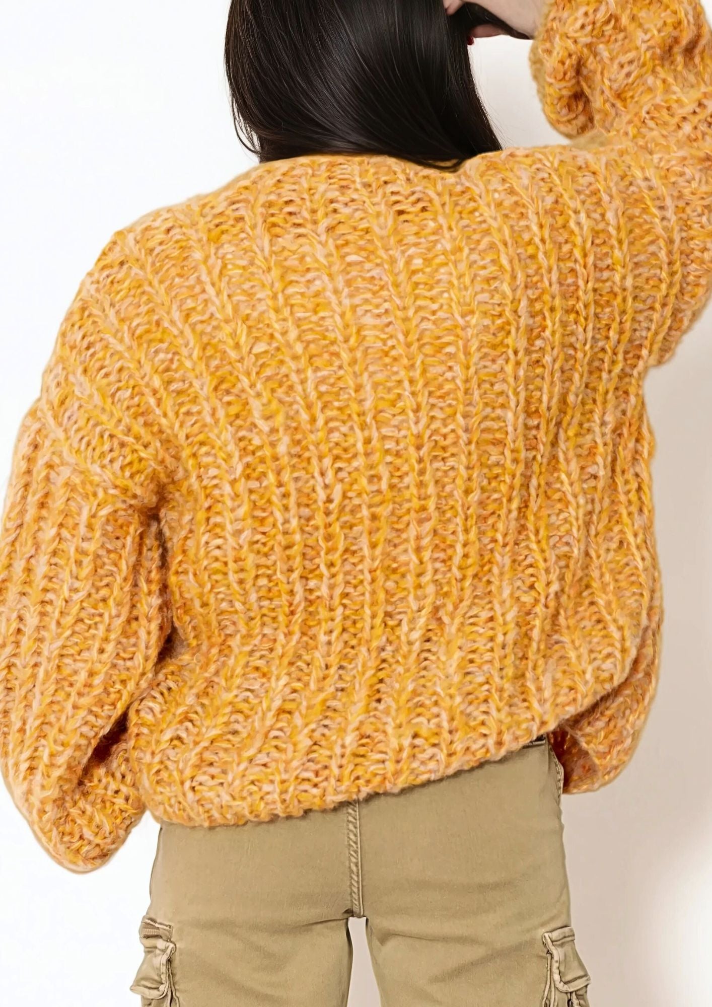 Gigi cardigan light orange