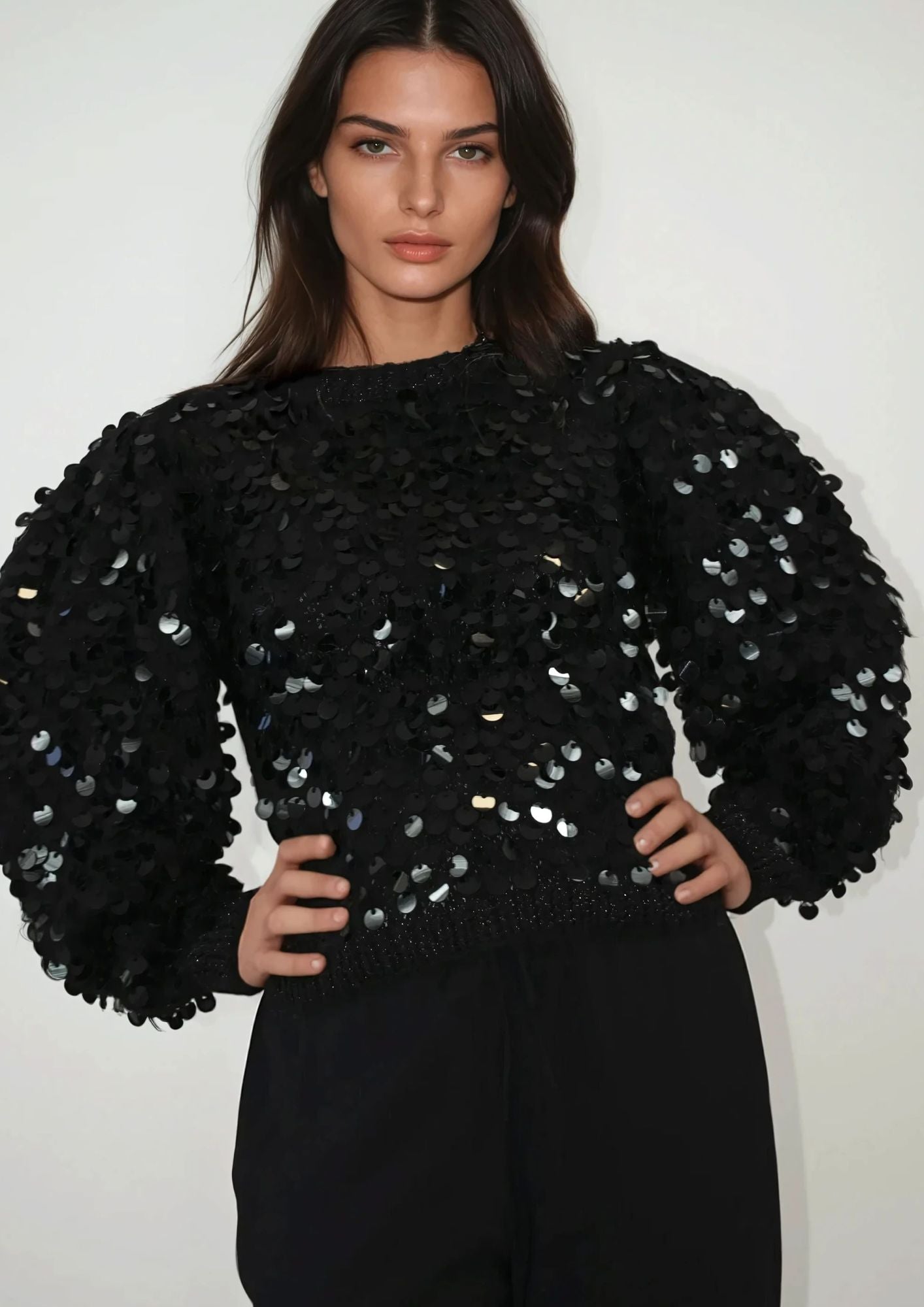 Jewel sweater black