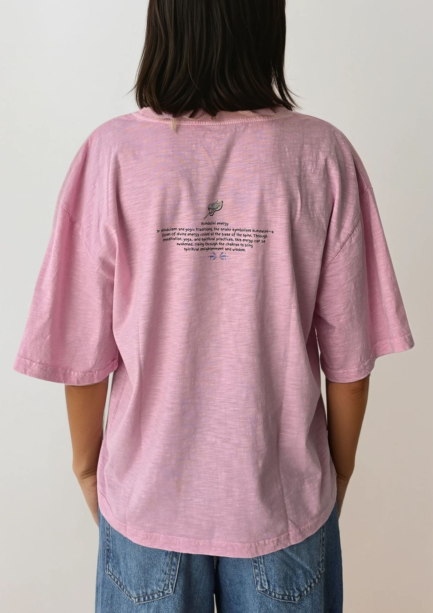 T-shirt Kundalini rosa