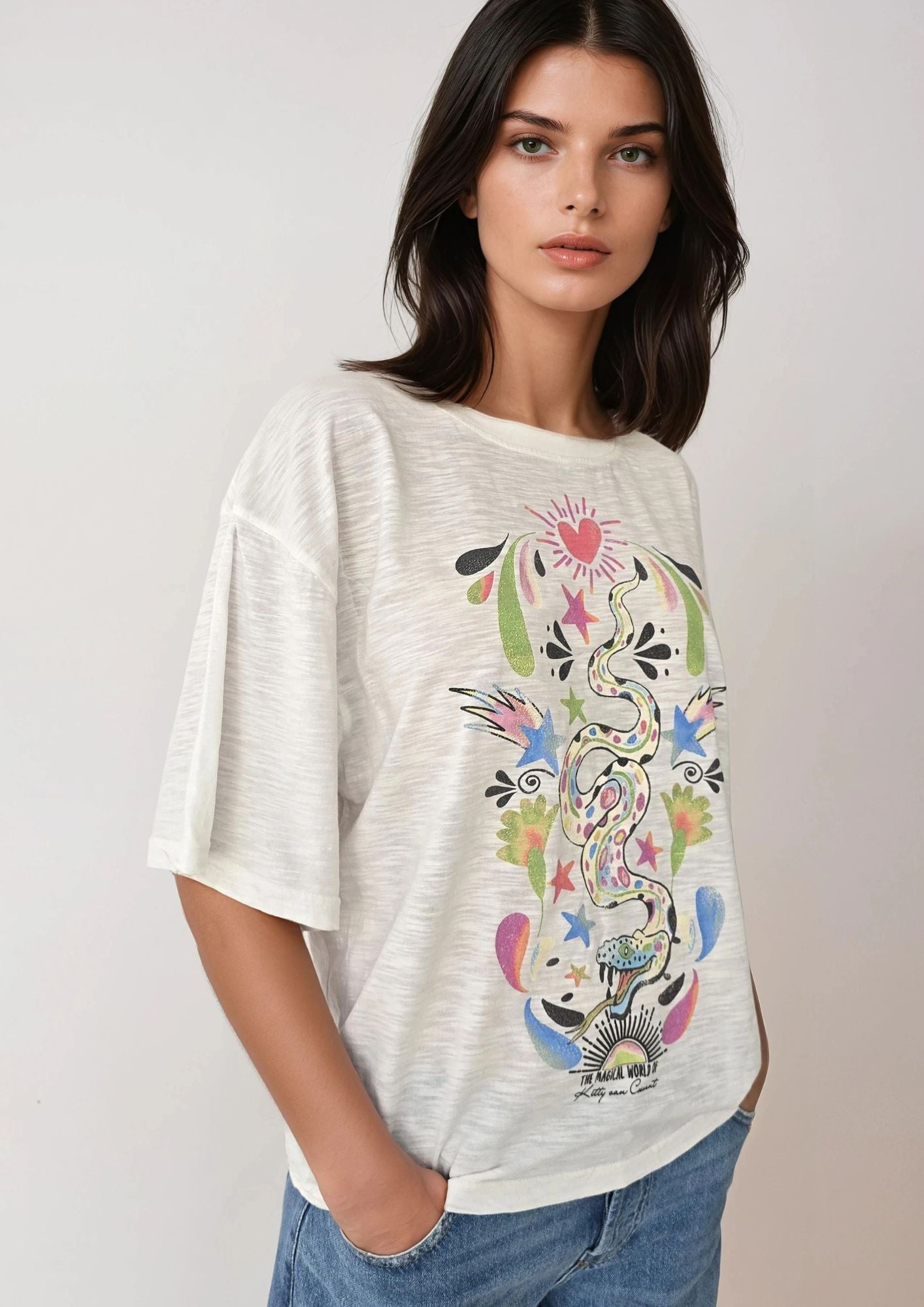 Kundalini T shirt offwhite