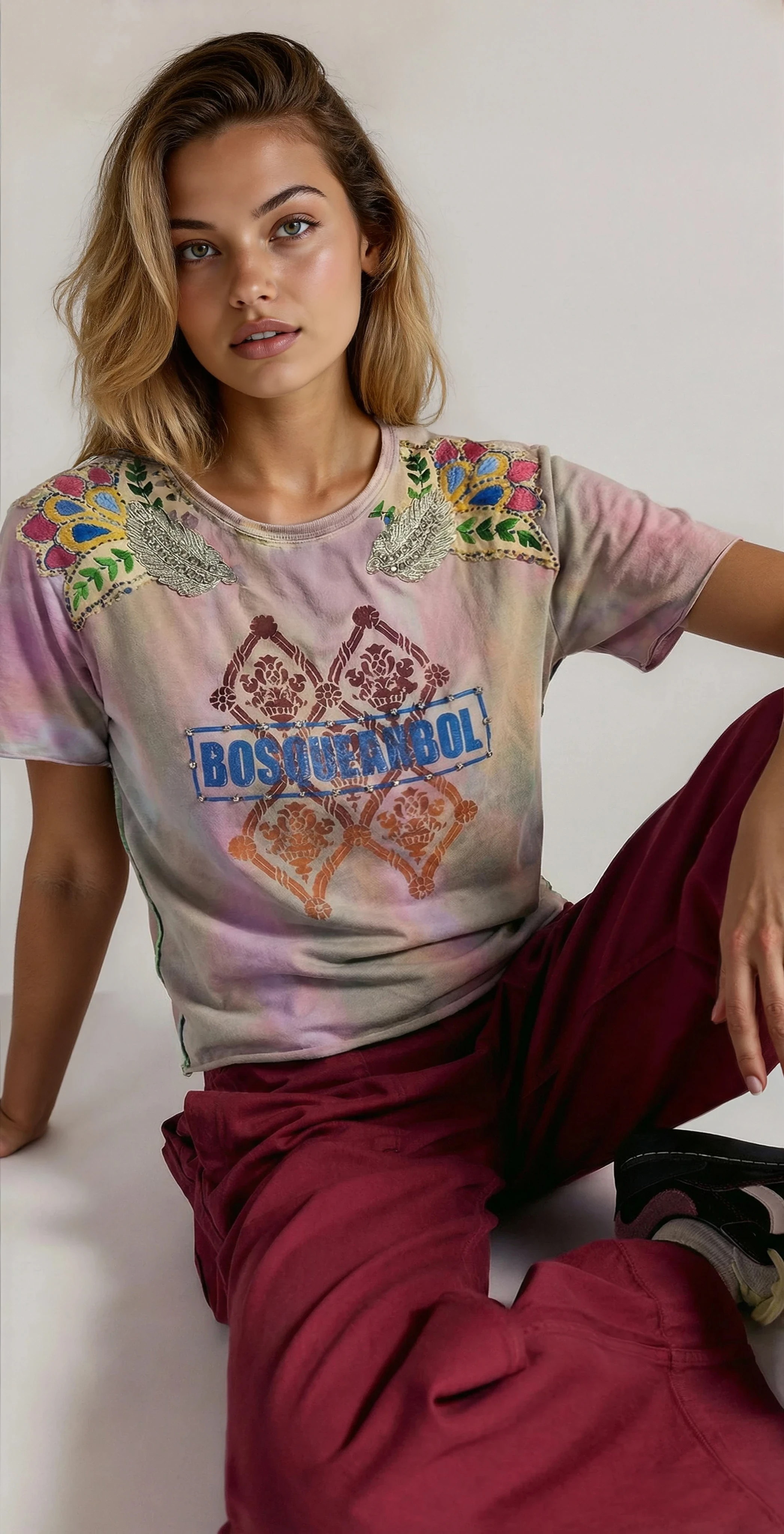 The Handdye Stamp tee