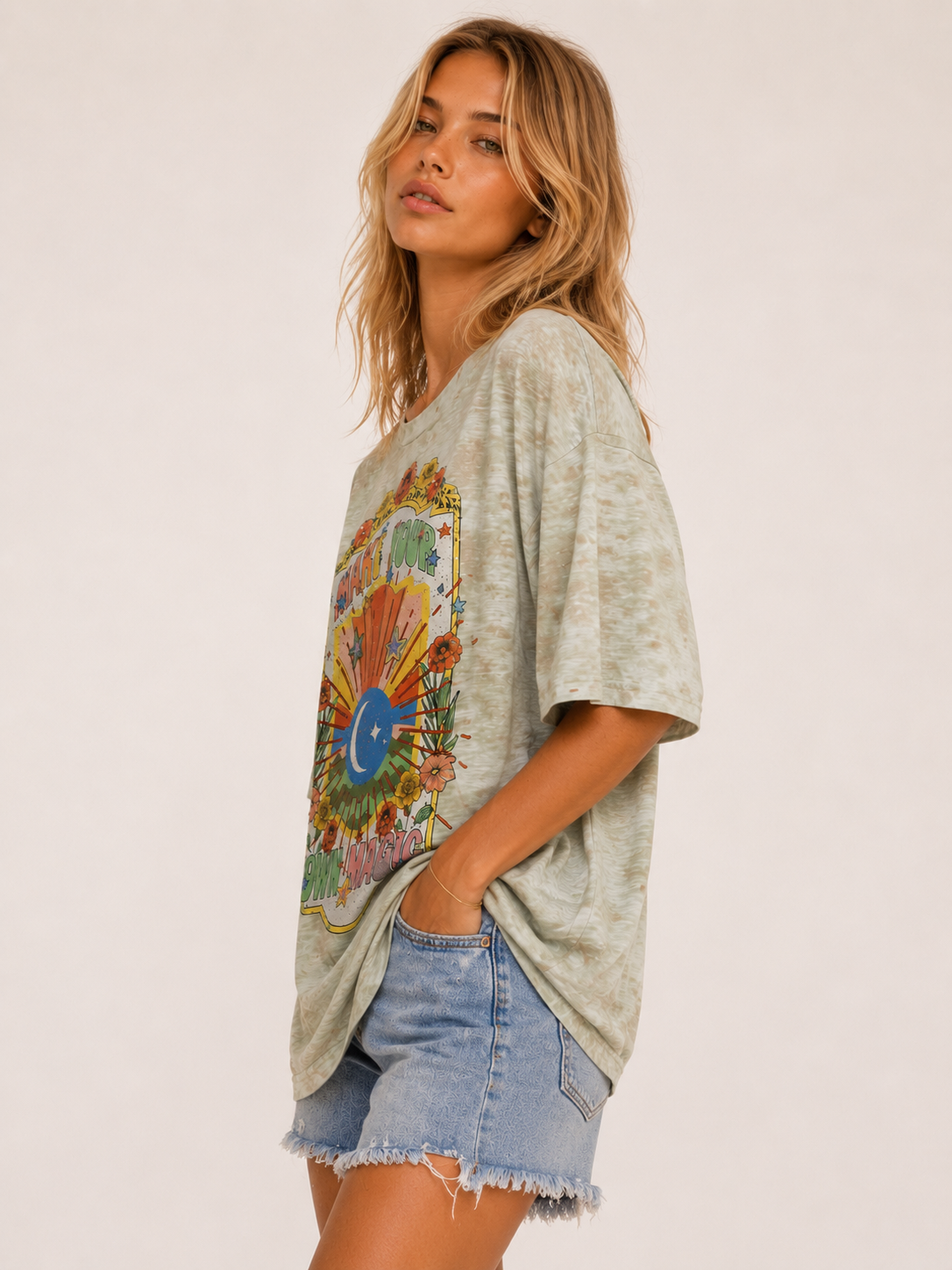 Make Your Own Magic T-Shirt Khaki Tie-Dye