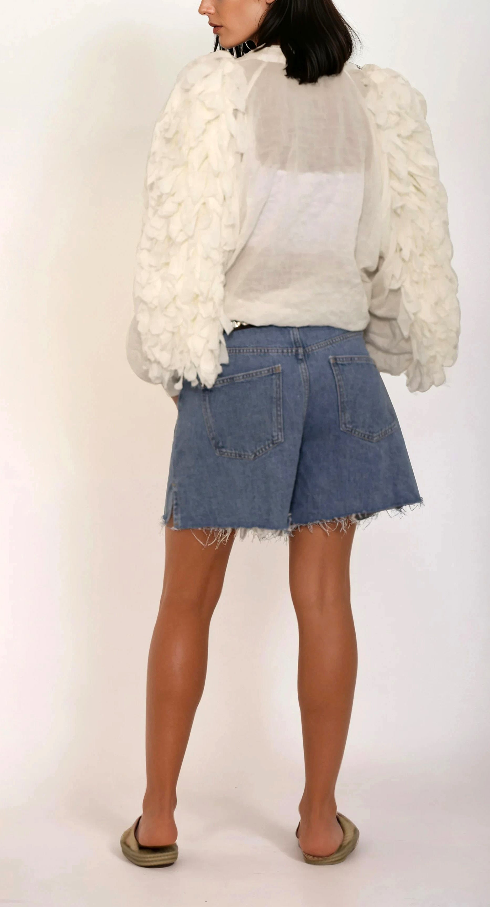 Bird blouse white