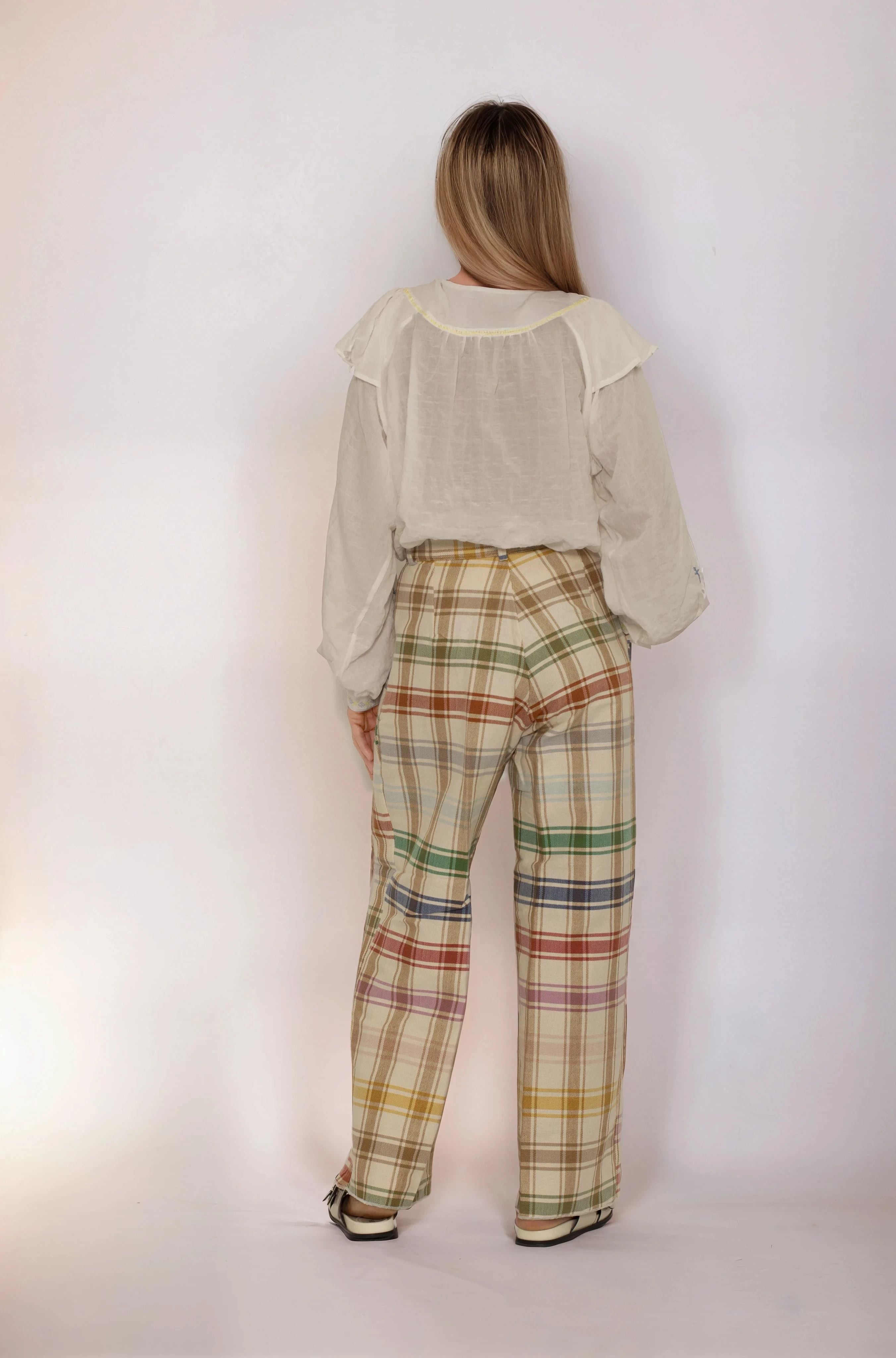 Blusa Amazigh bianco sporco