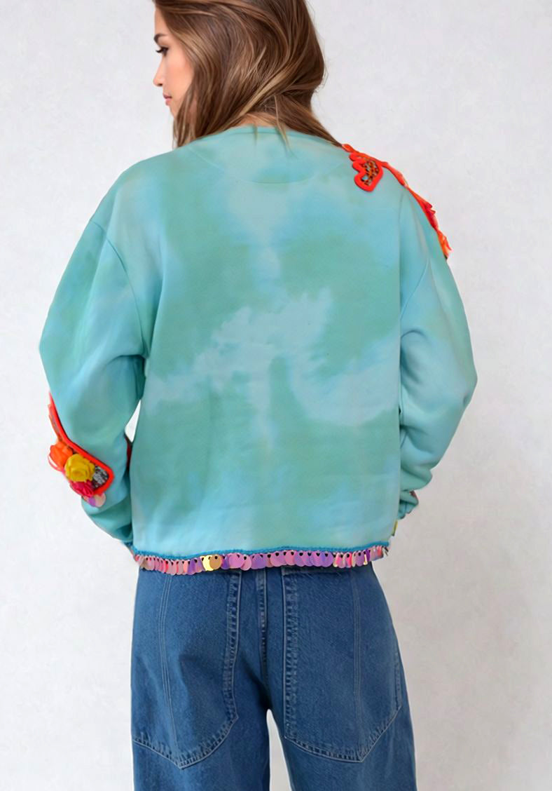 Pull coquelicot