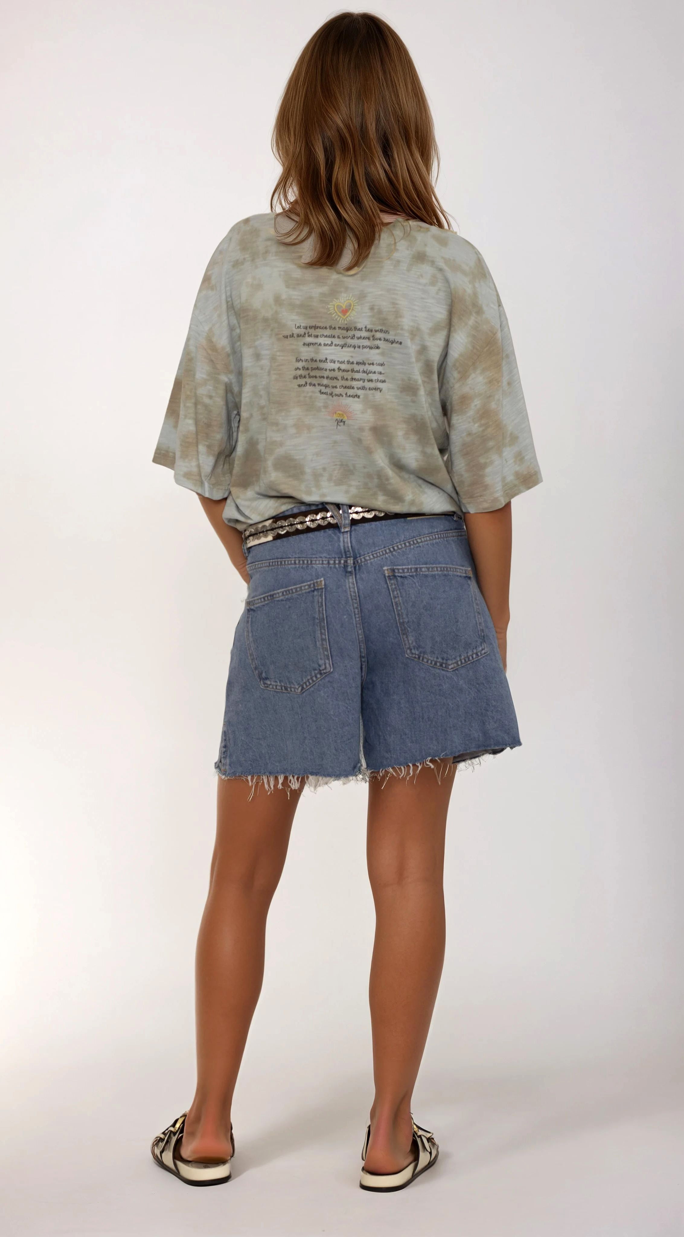 Make your own magic Tee Khaki tie dye