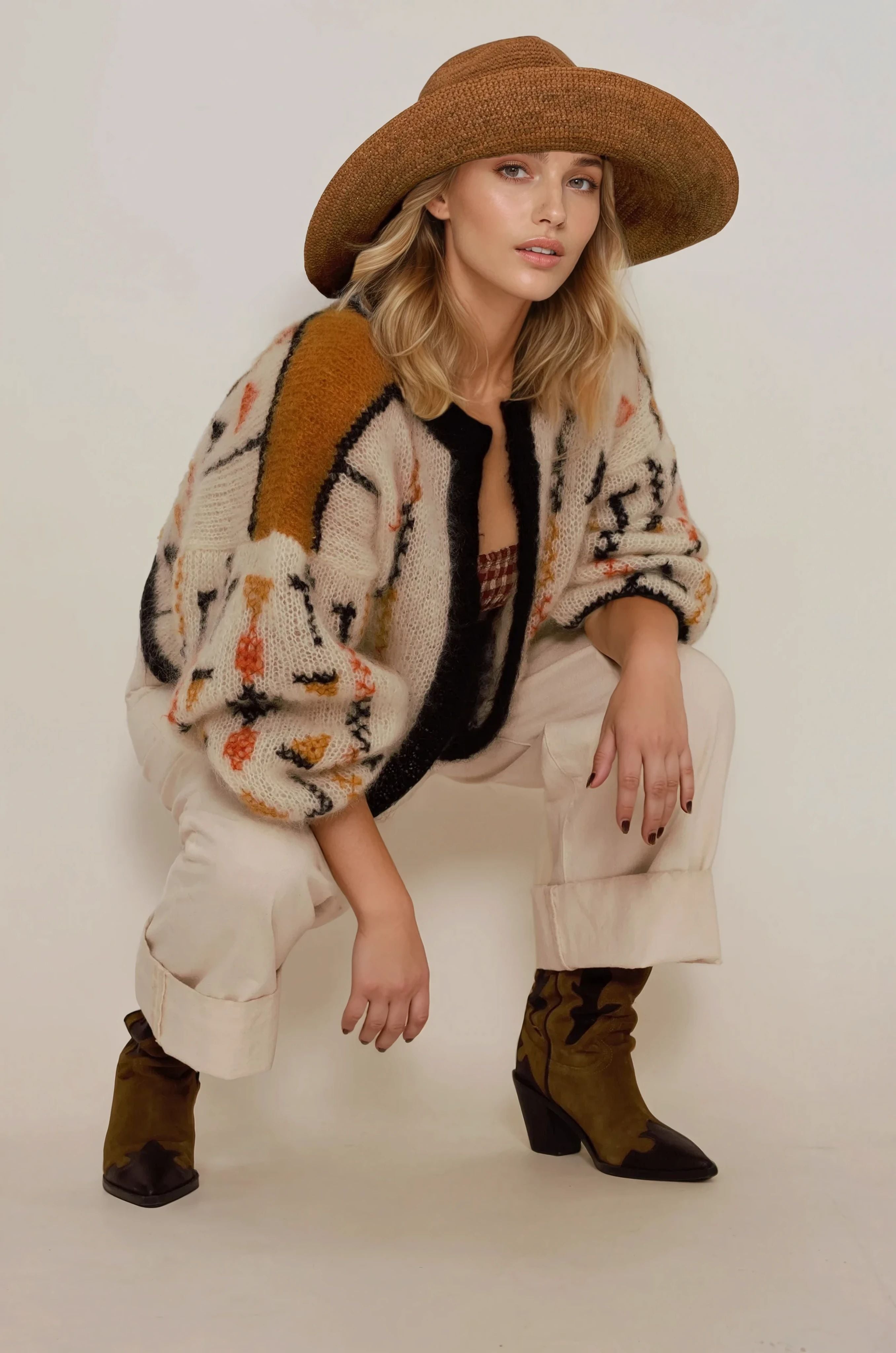 Yuki Kreuzstichjacke Erde