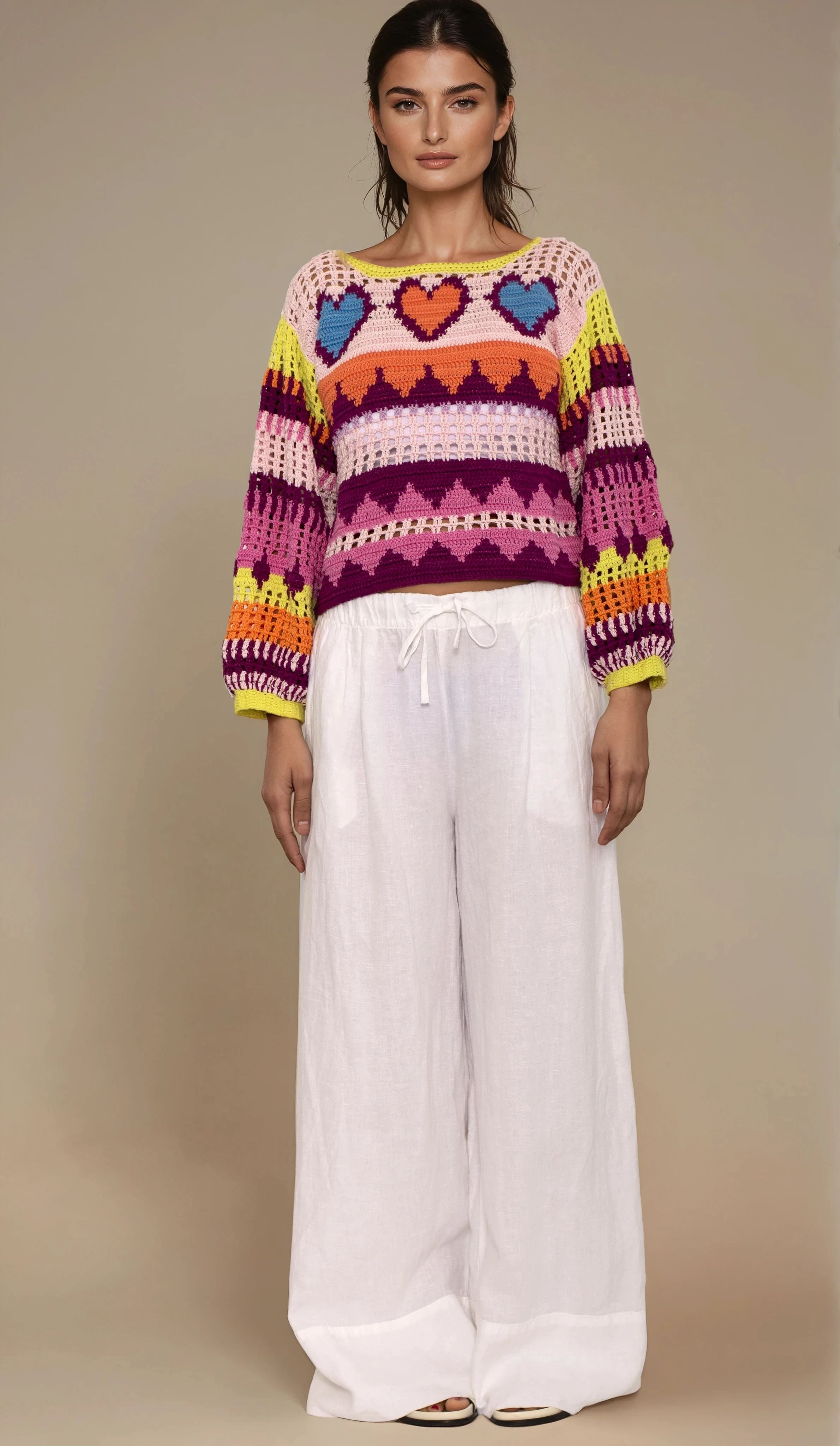 Trio of Love sweater bold