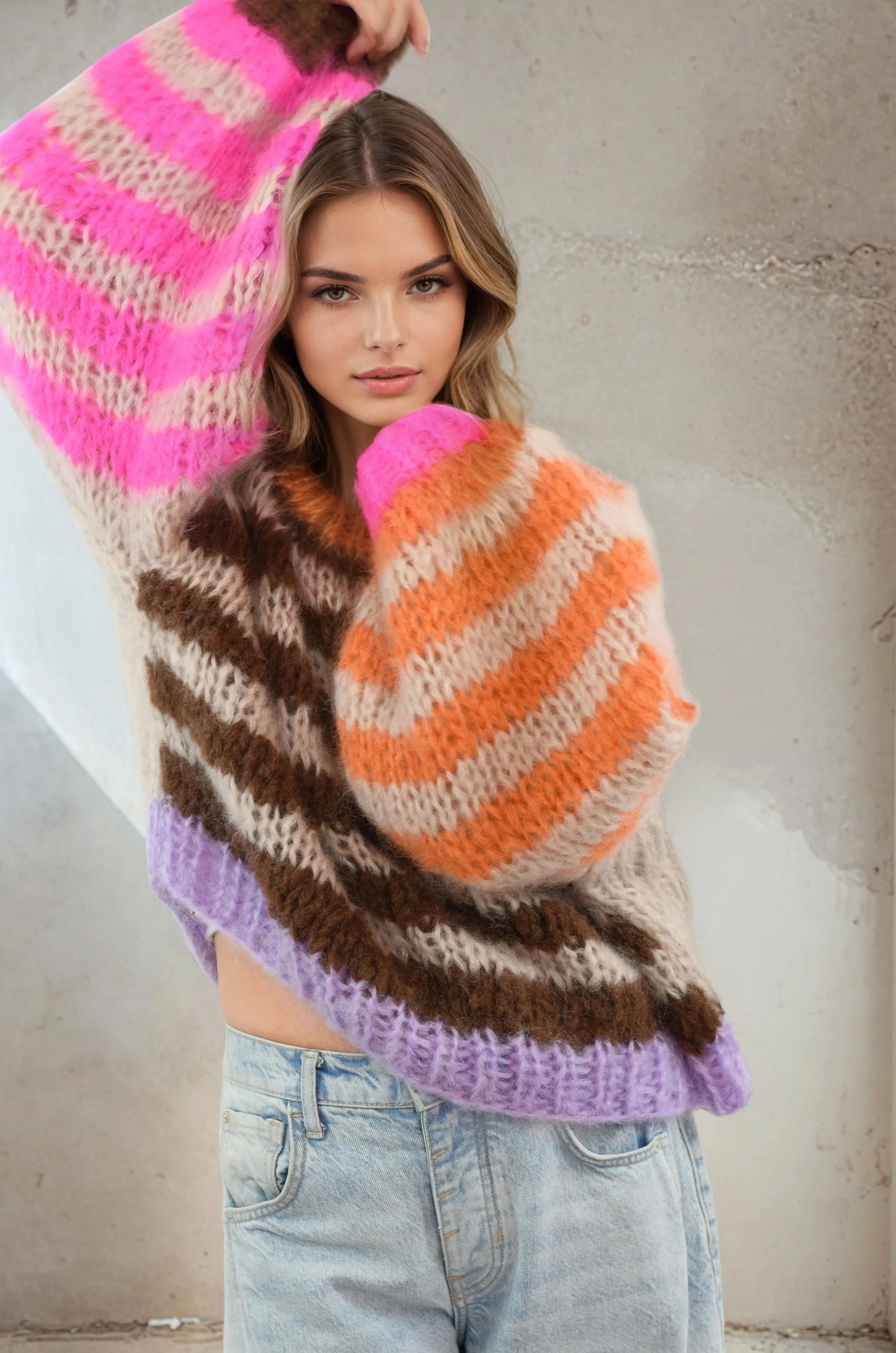 Courtney sweater neon spice preorder