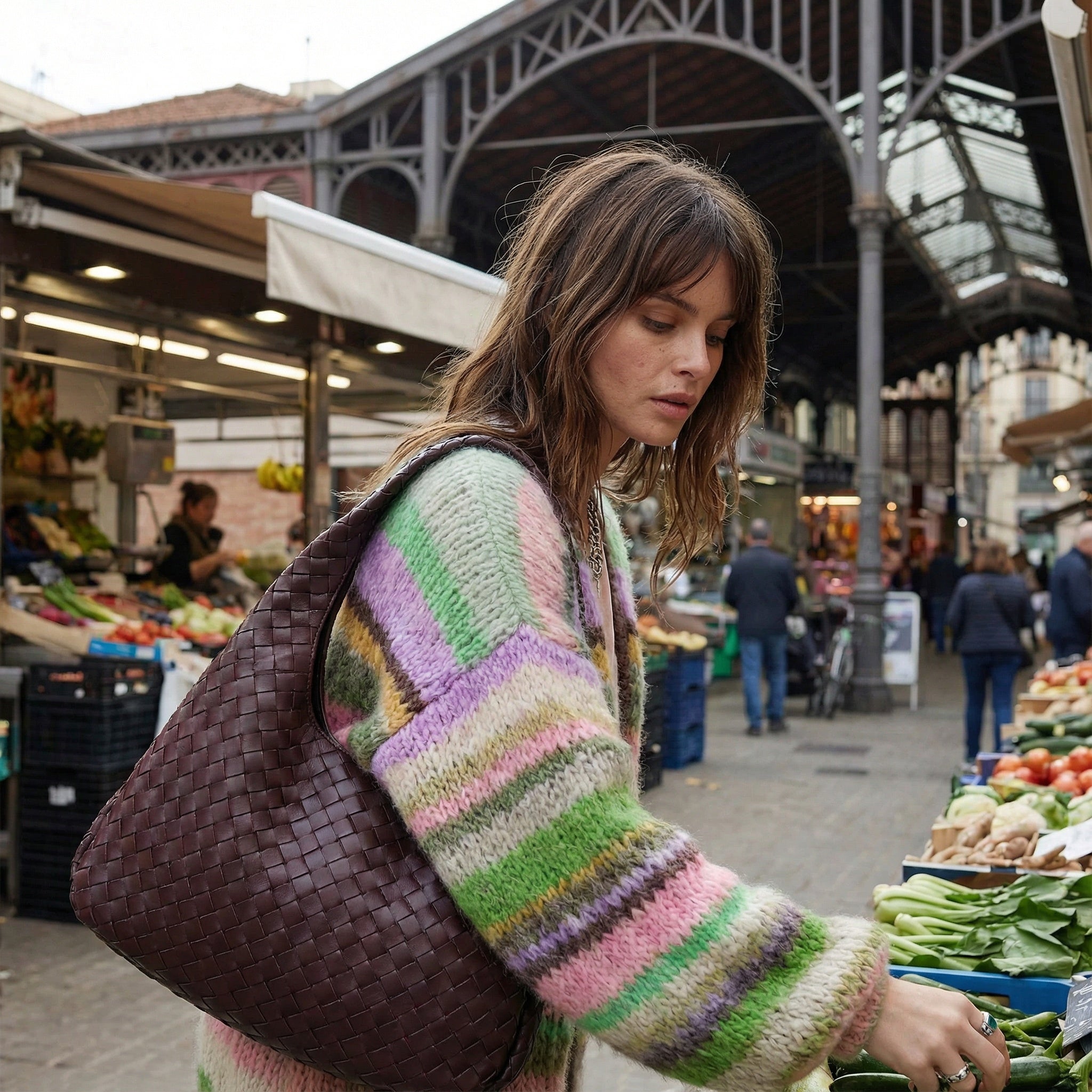 Dupa cardigan Spring Moss