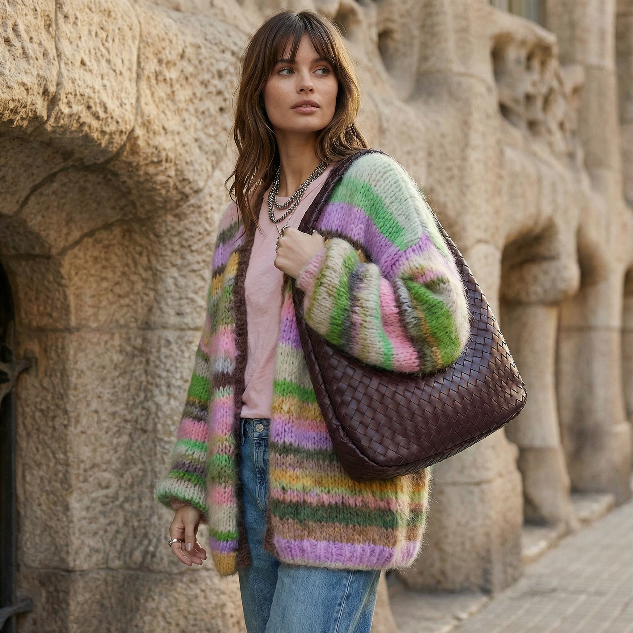 Dupa cardigan Spring Moss