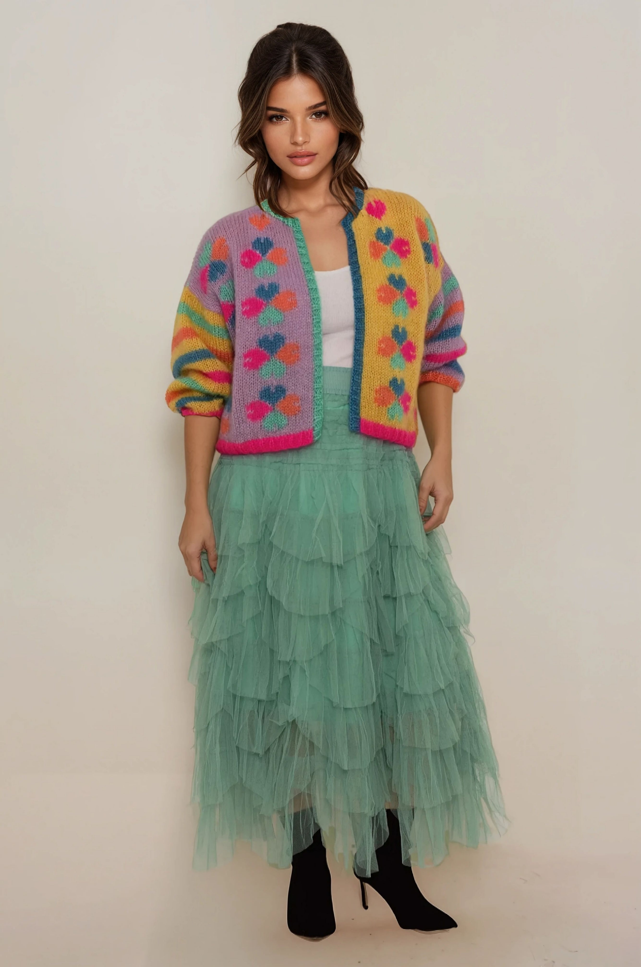 Giacca Heart Crush in confetti