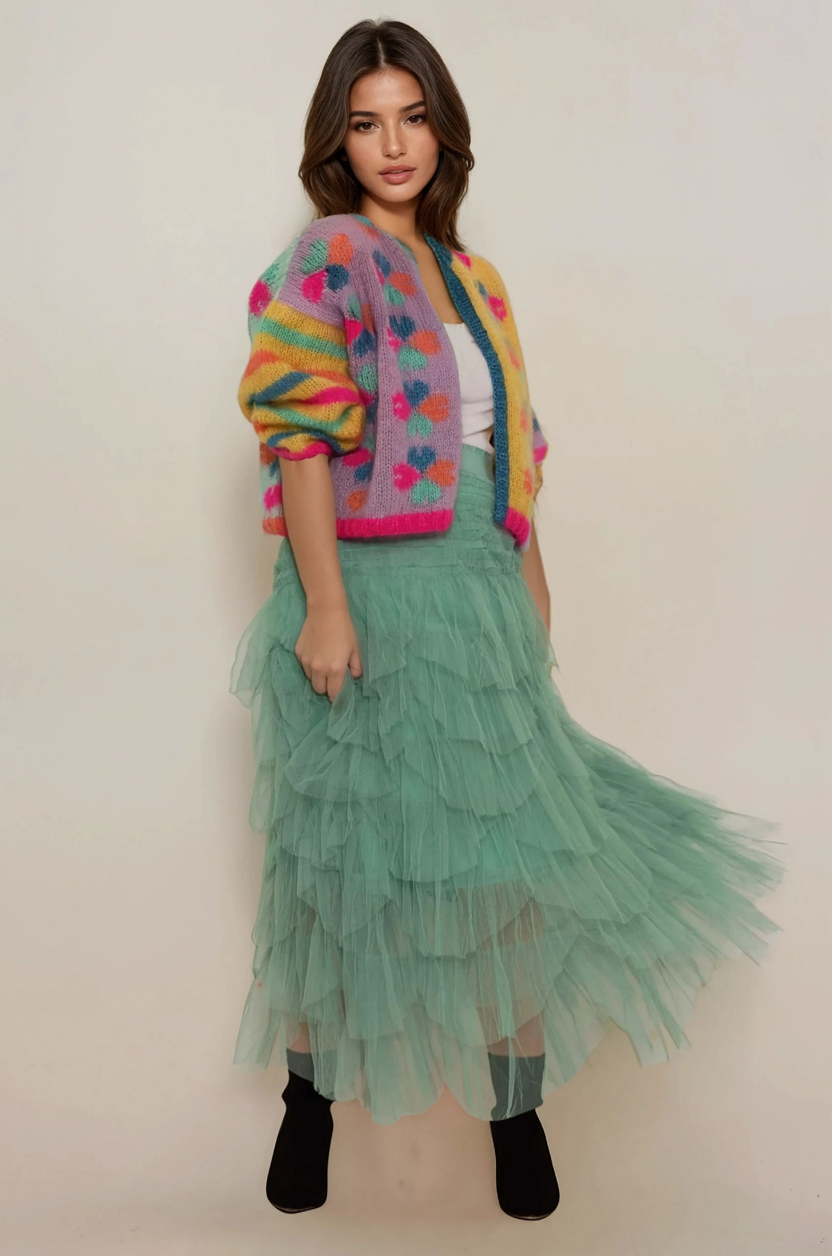 Giacca Heart Crush in confetti