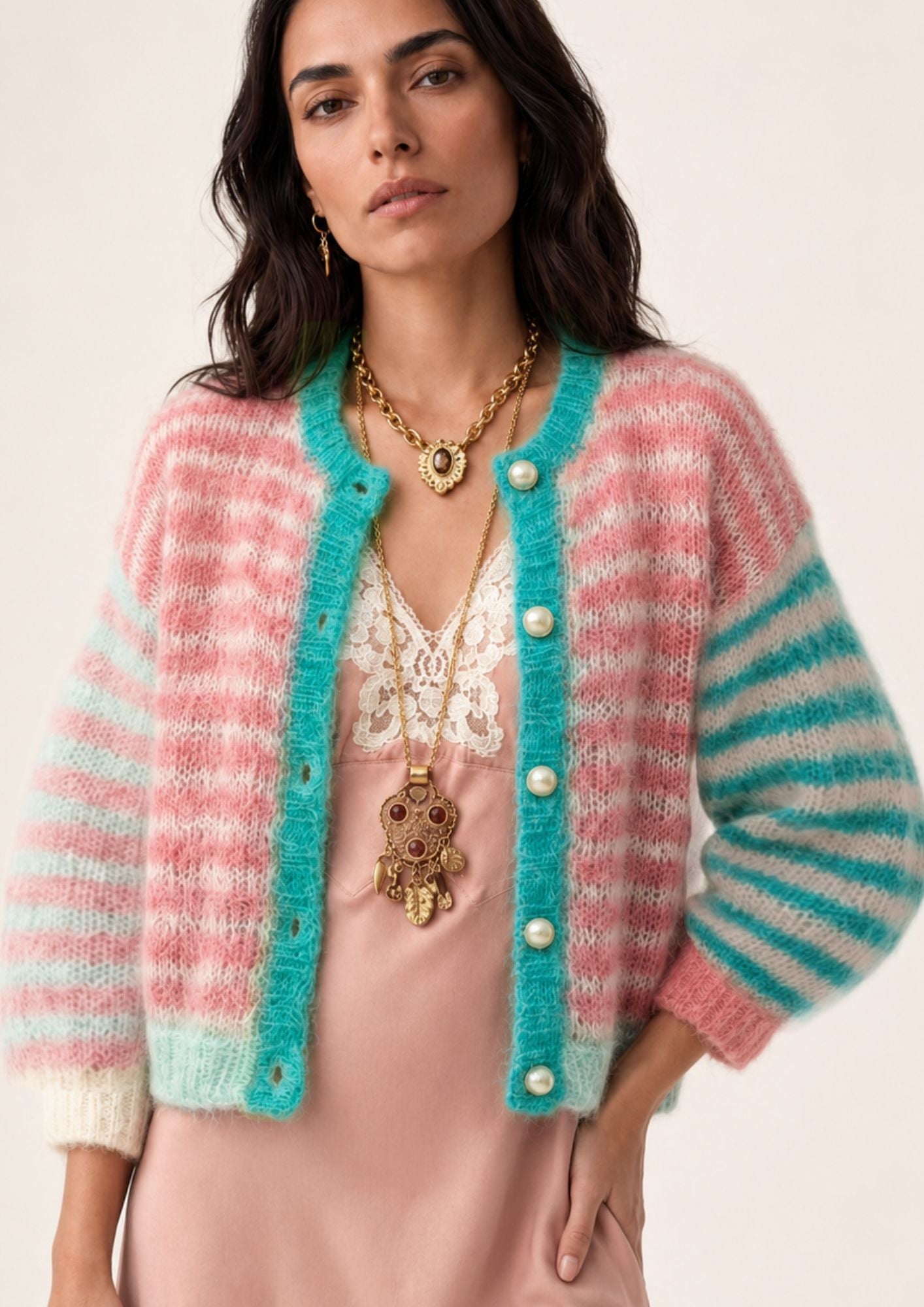Jennifer jacket in Flamingo pop