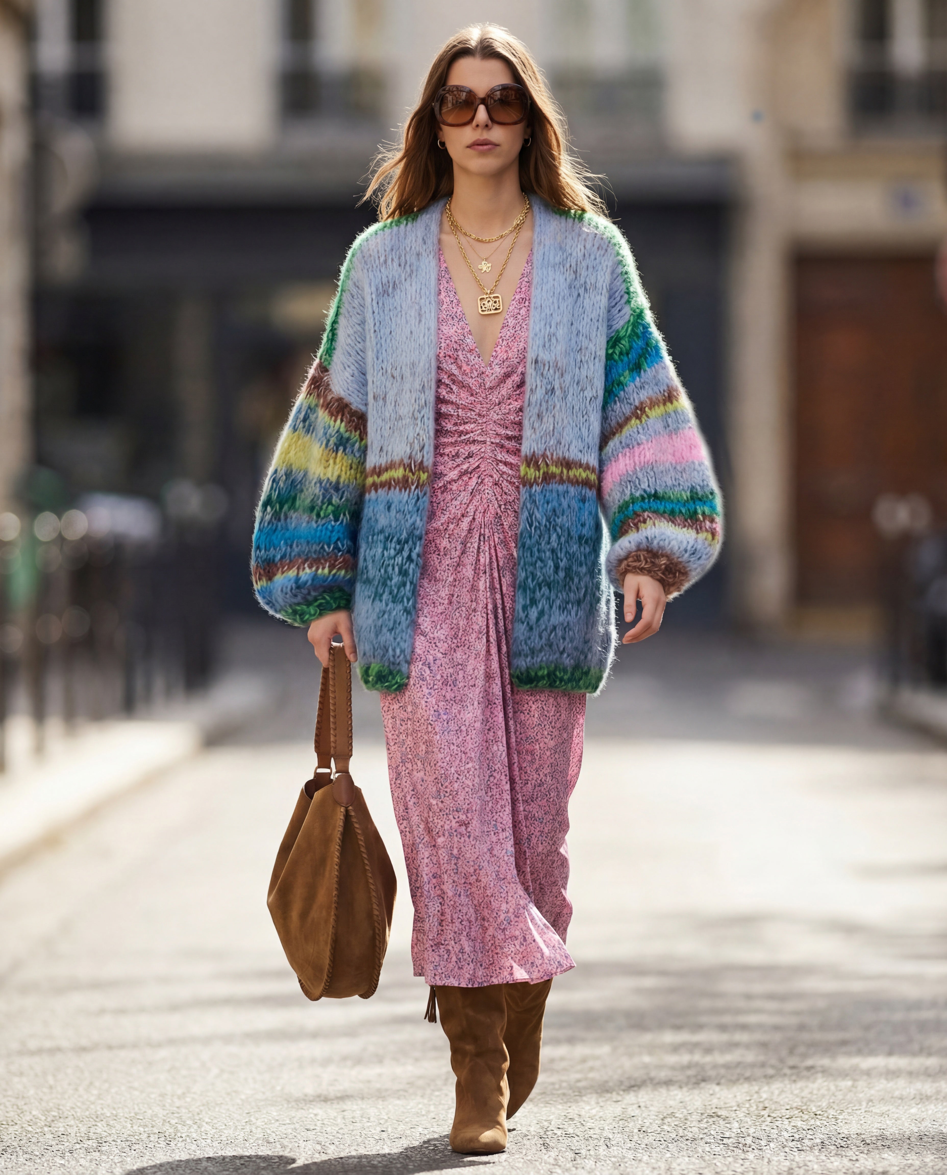 Biba Cardigan Andalusian fields