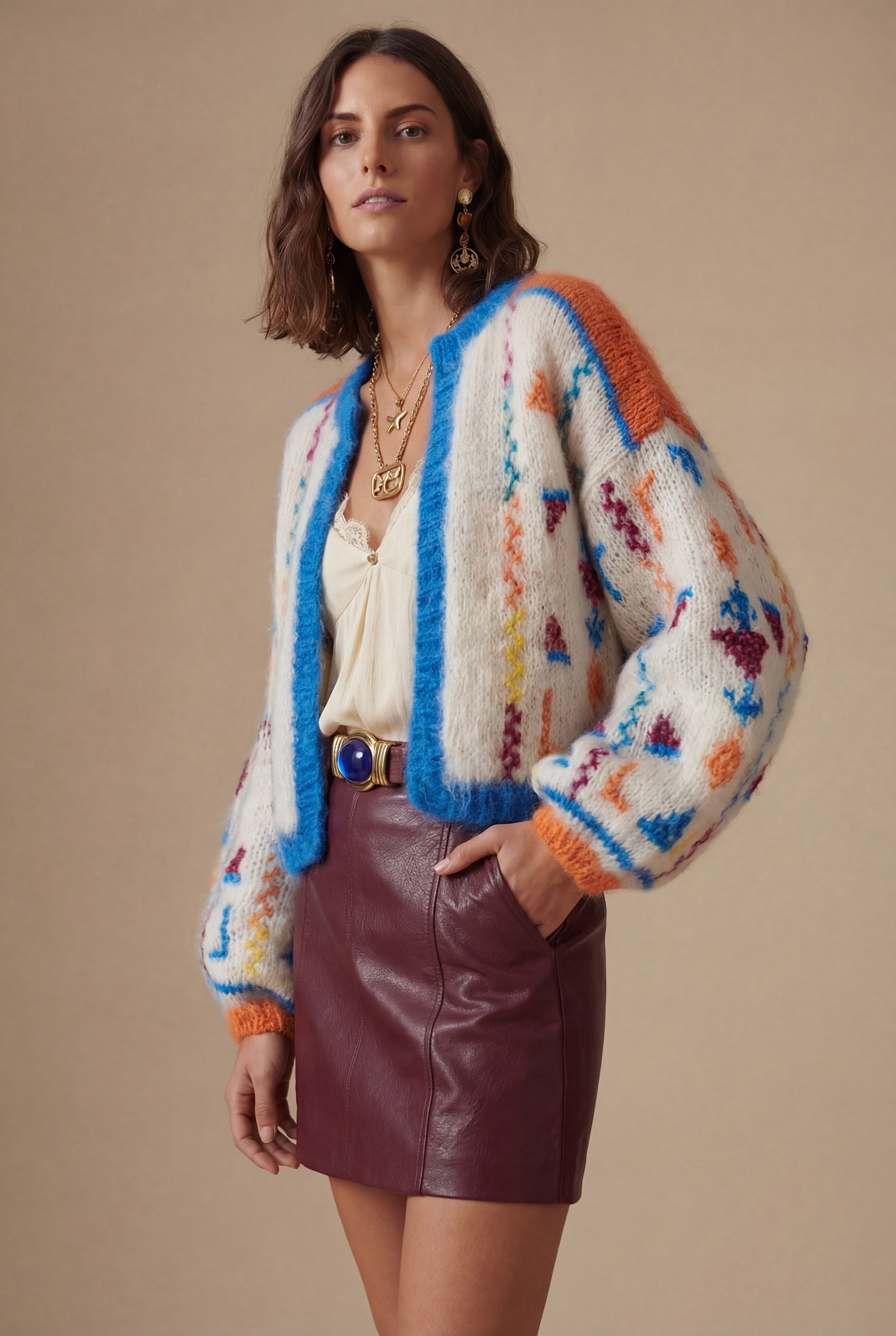 Yuki cross stitch jacket Nomad Bloom preorder