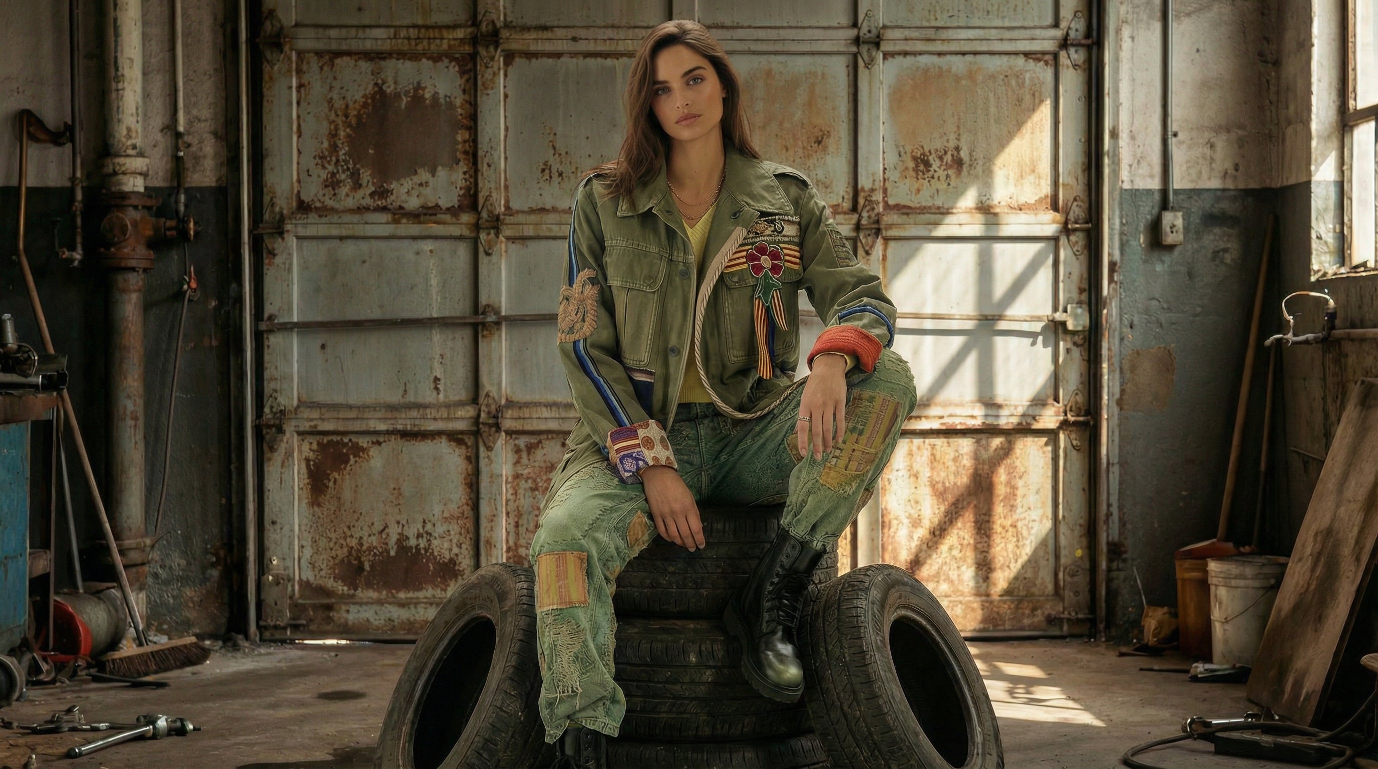 Stevie-Cardigan Golden Confetti