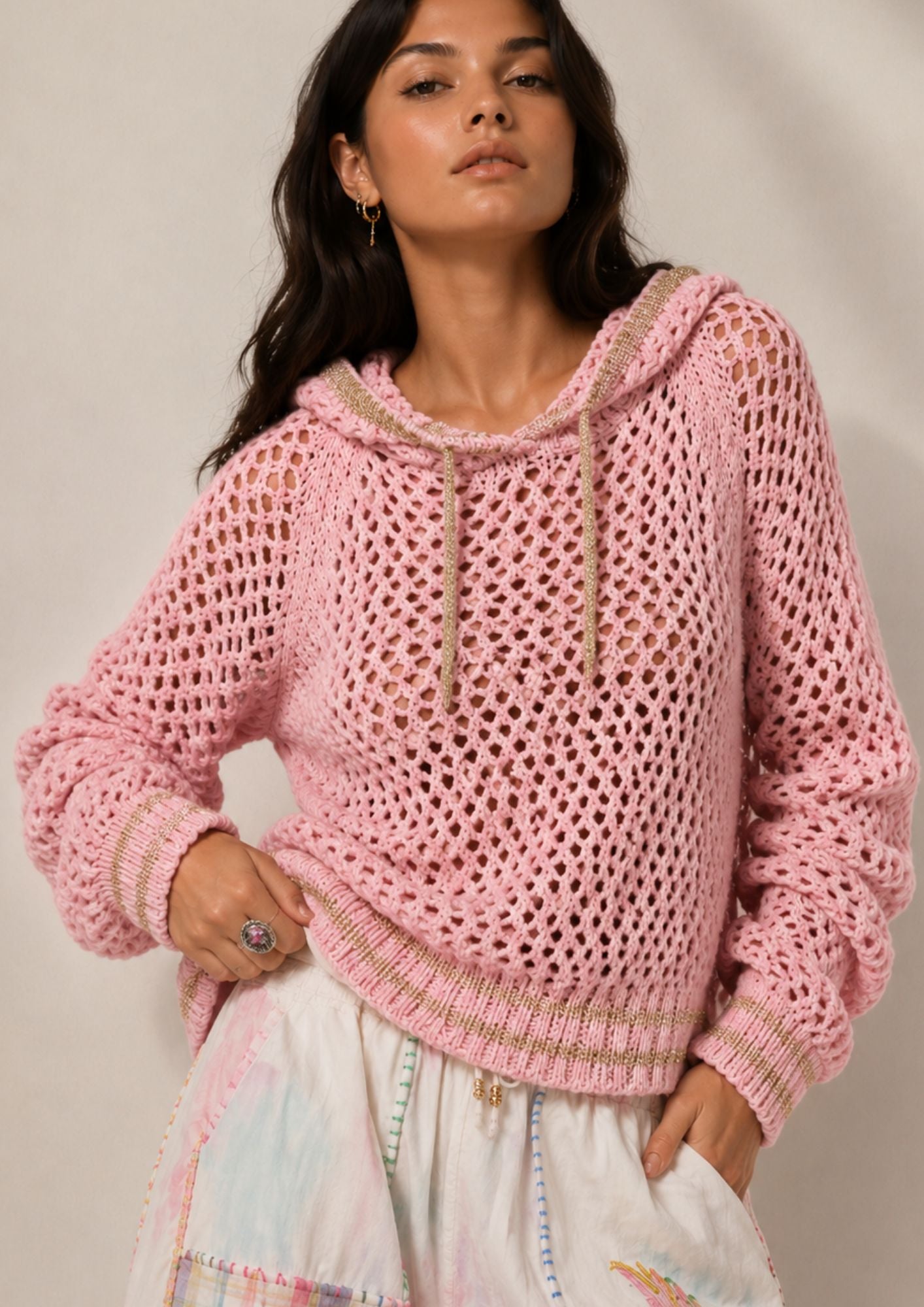 Riviera Hoodie Pink