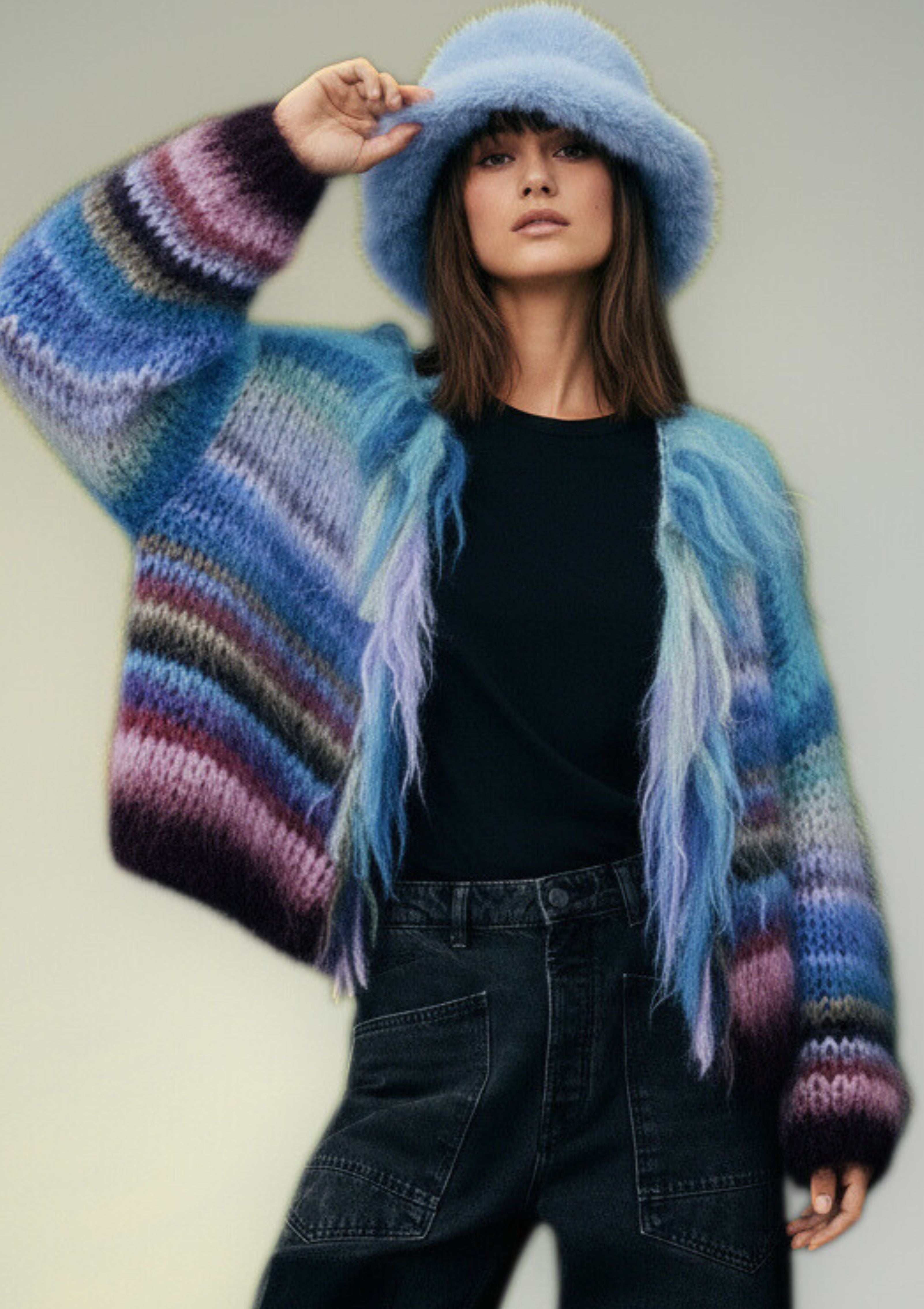 Stevie cardigan Azure drift preorder