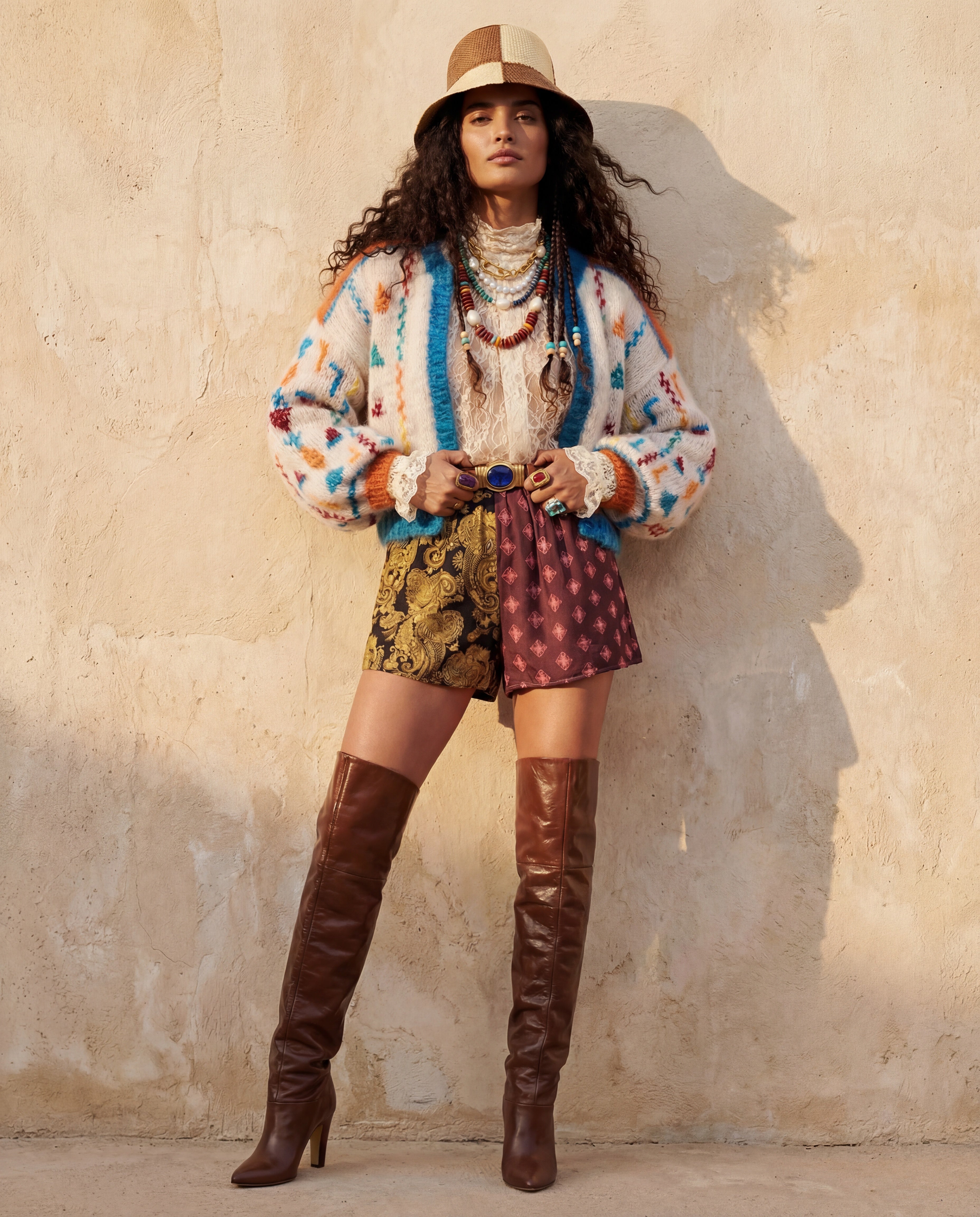 Yuki cross stitch jacket Nomad Bloom preorder