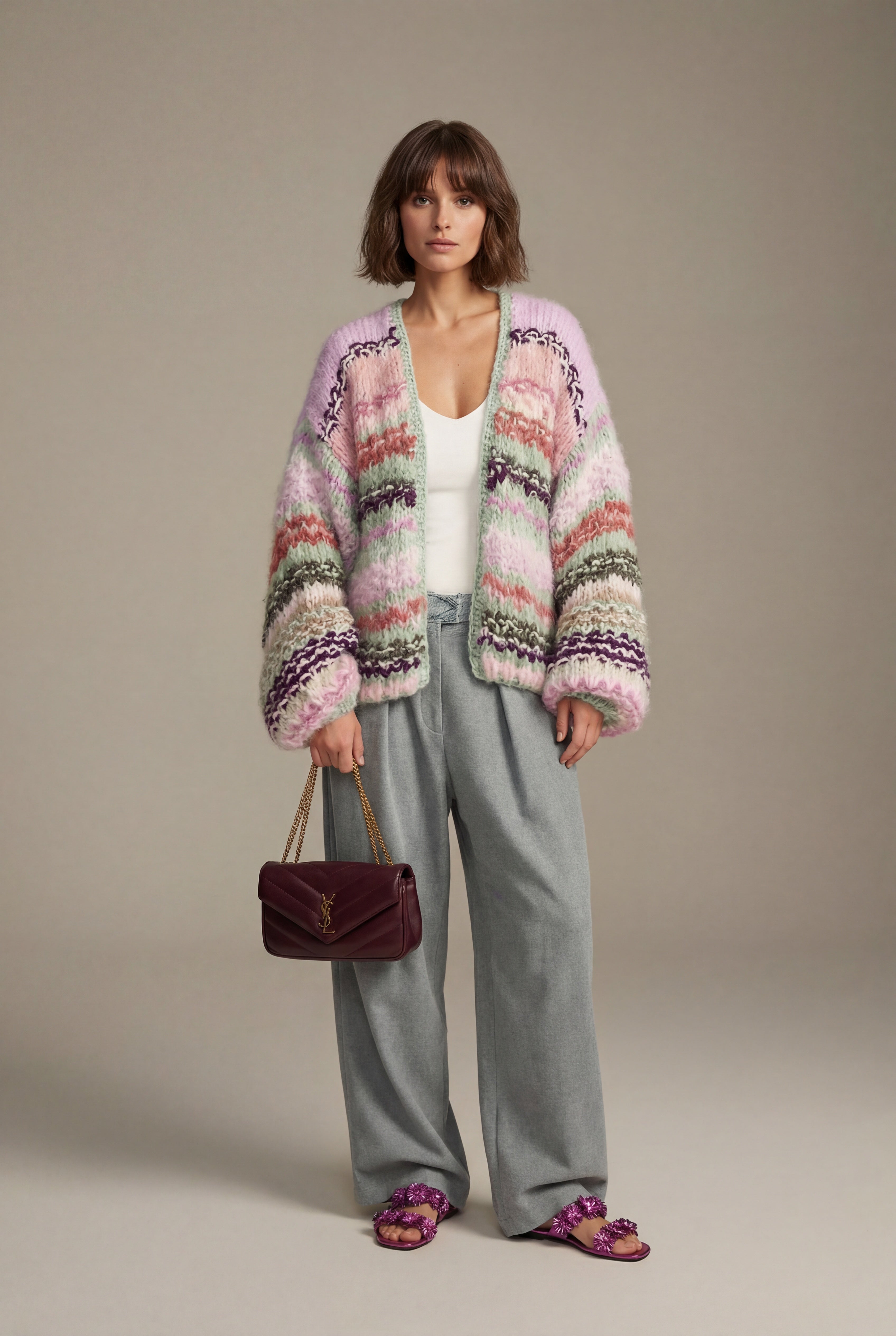 Billie cardigan terracotta blush preorder