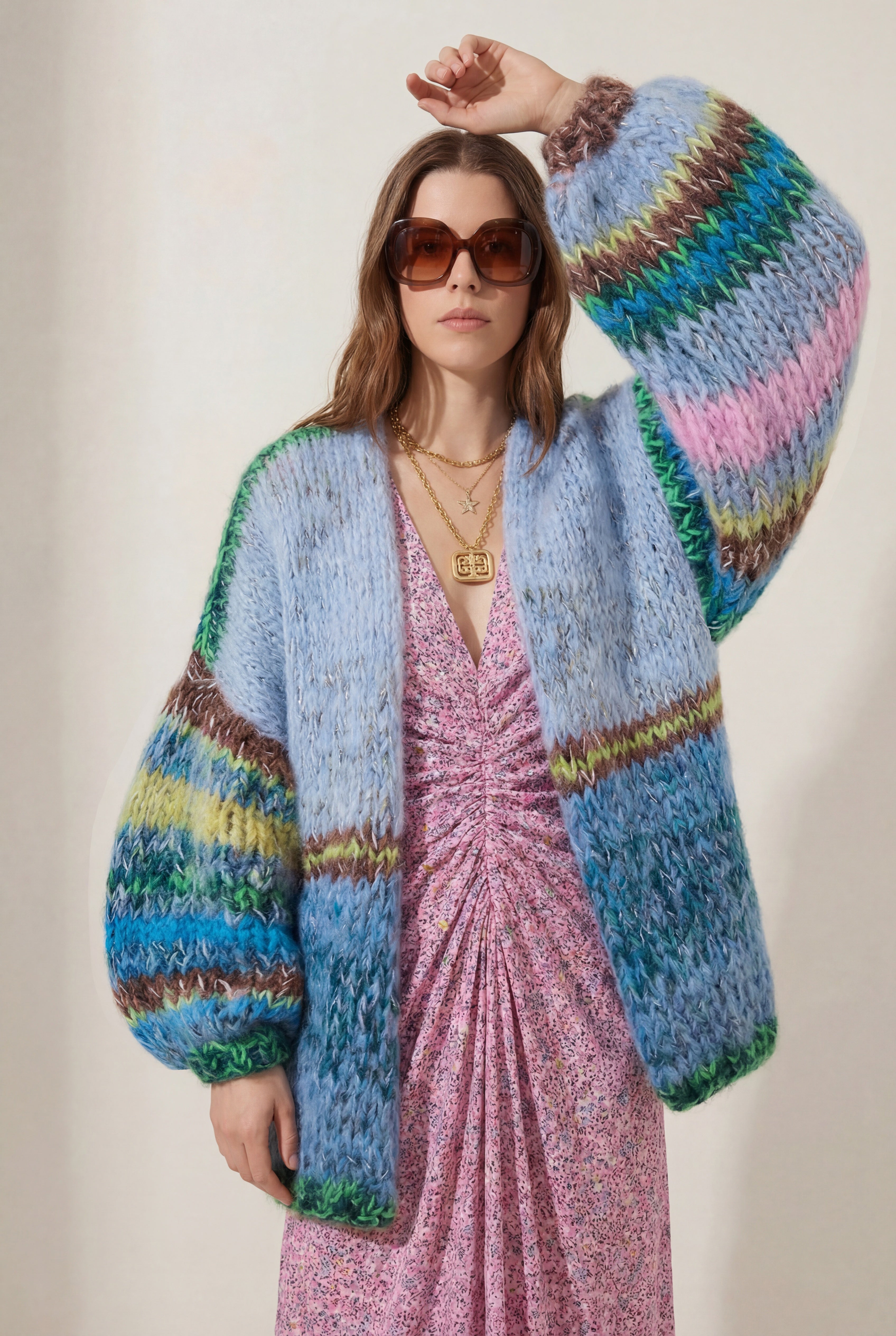 Biba Cardigan Andalusian fields