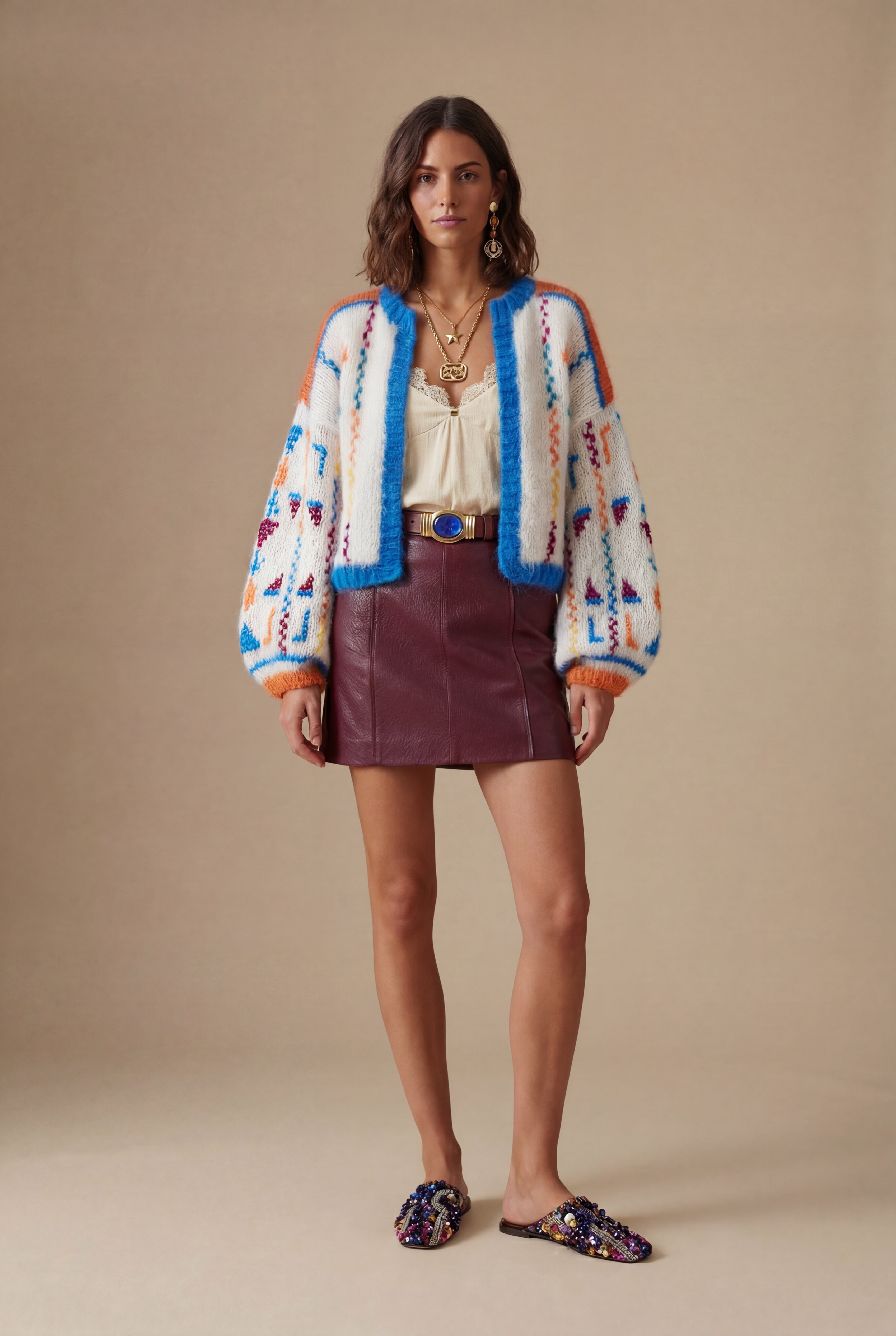 Yuki cross stitch jacket Nomad Bloom preorder