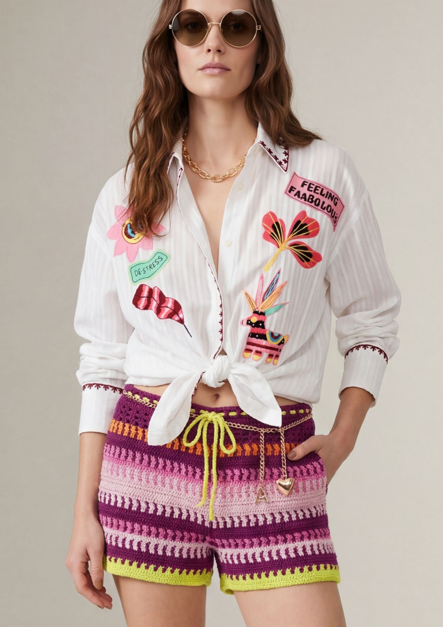 Lola handcrocheted shorts