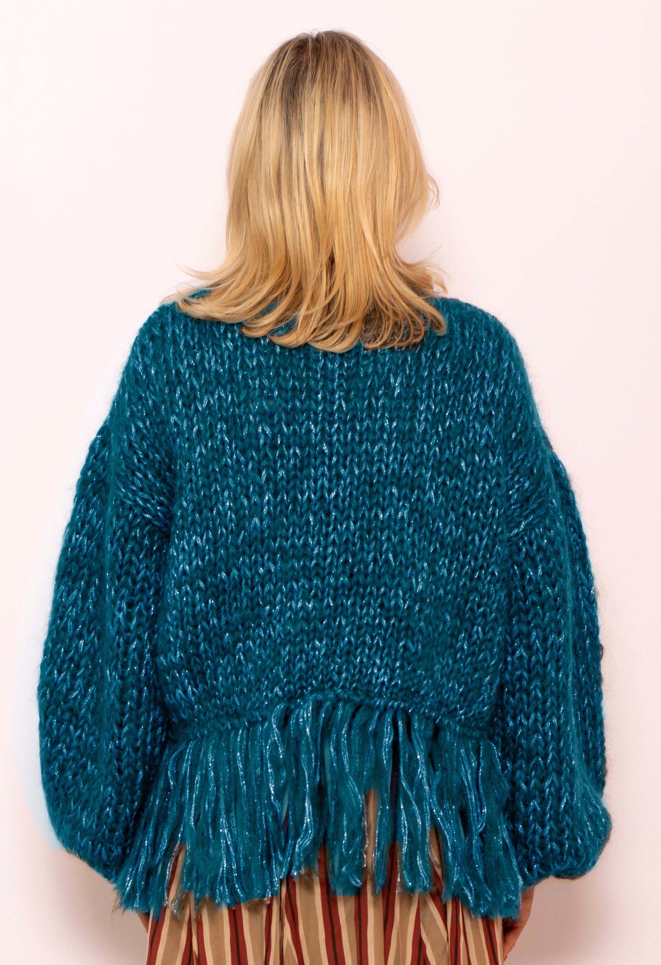 Flecco cardigan midnight peacock preorder