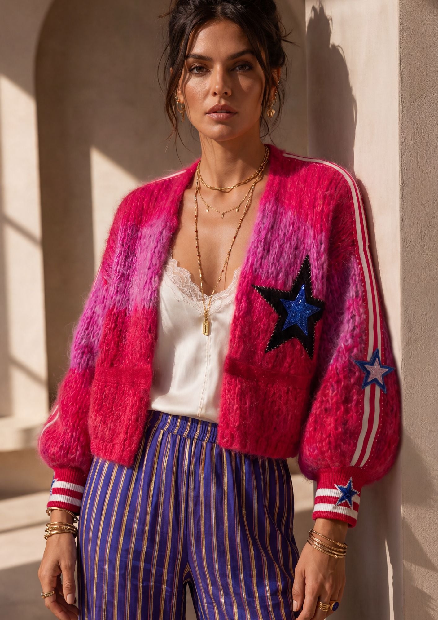 The Stardust Varsity Cardigan