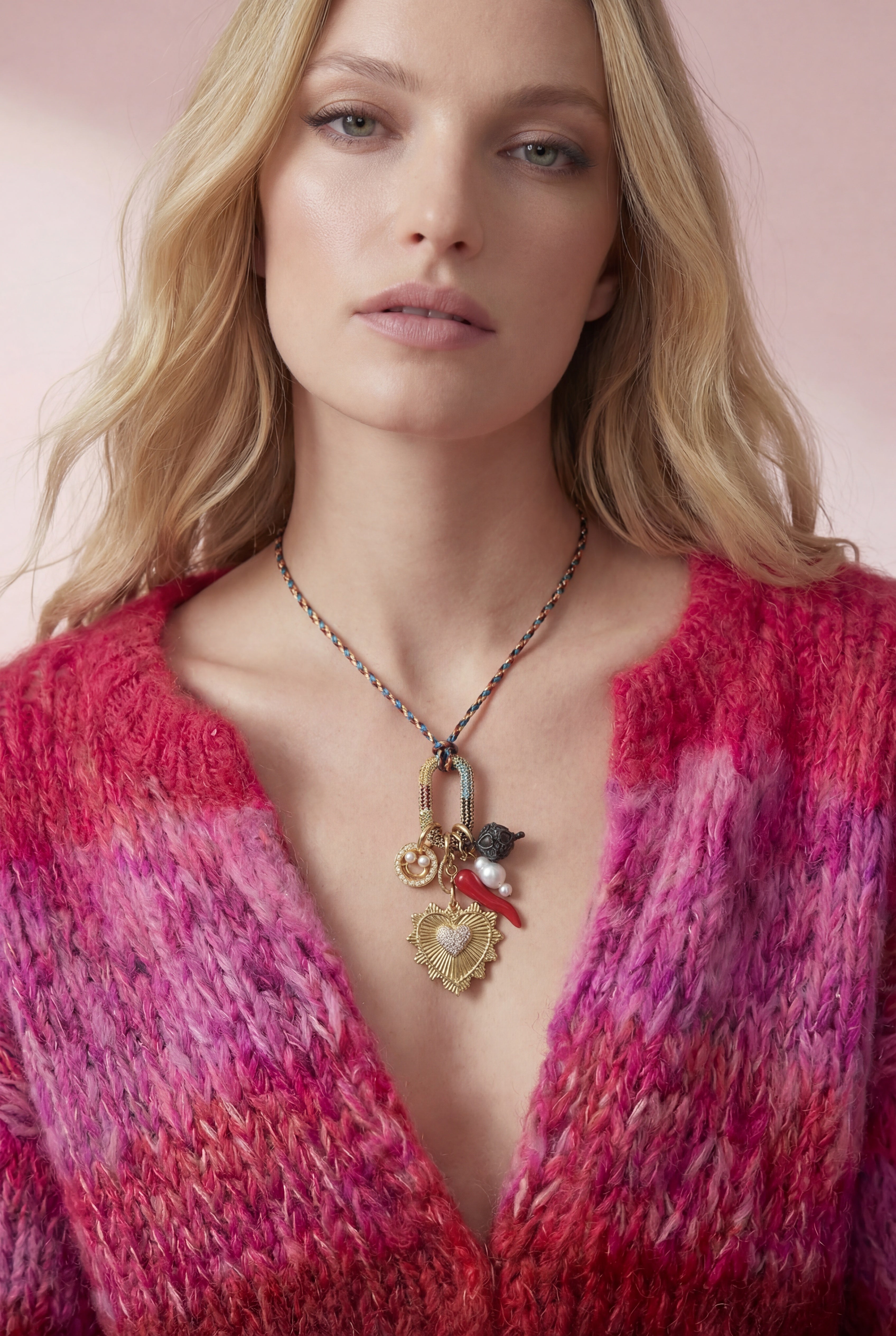 Moon jacket in Berry Heat