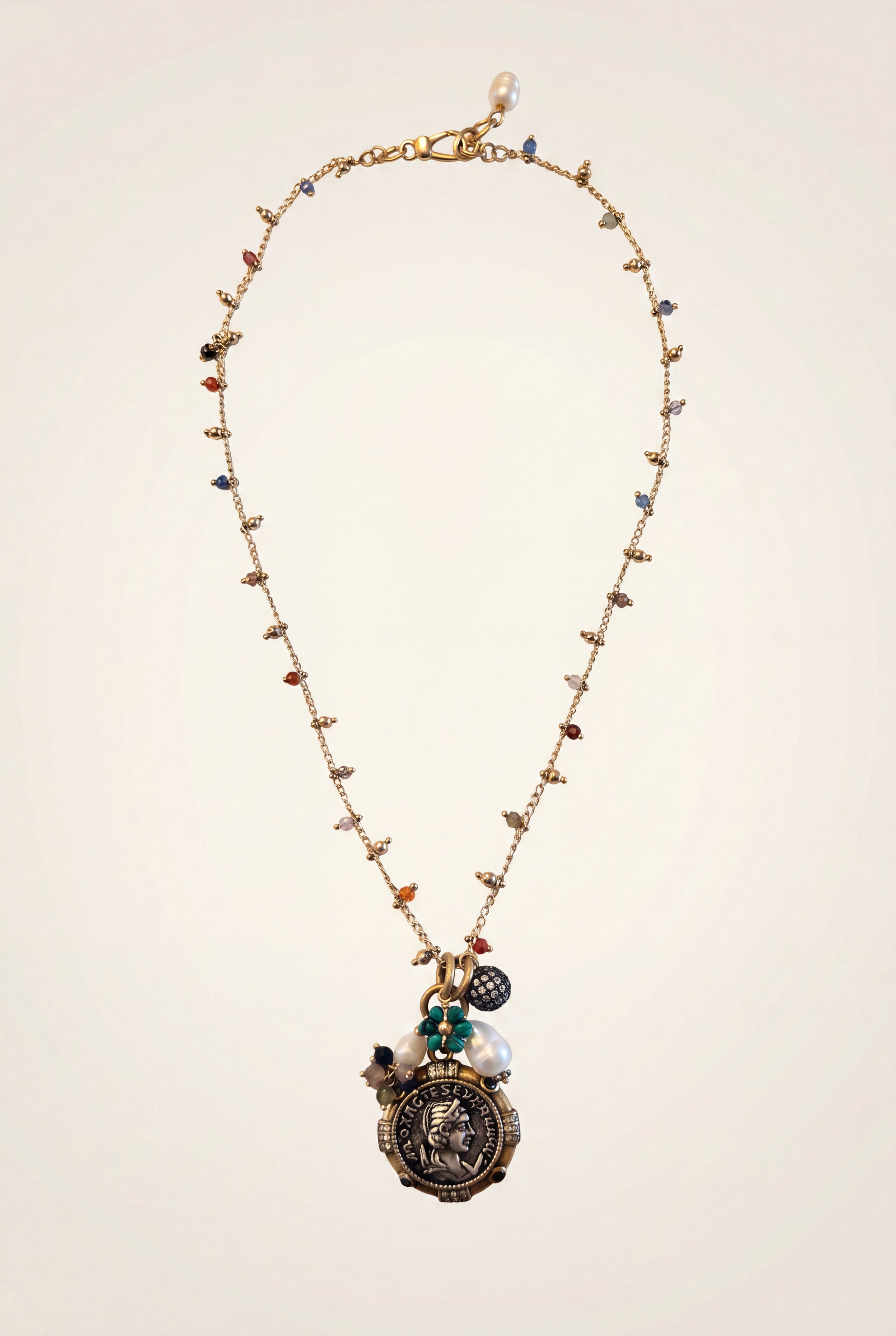 Aurelia Coin Talisman Necklace