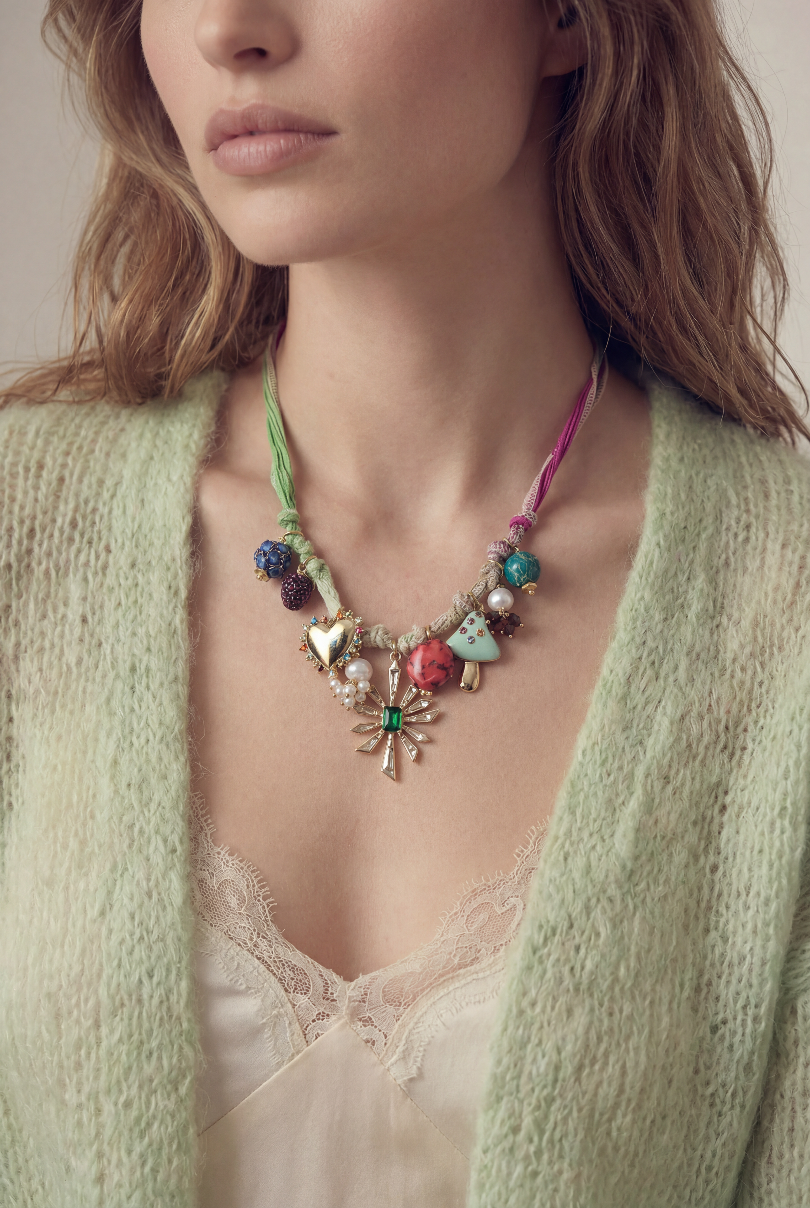Soleil de Soie Charm Necklace