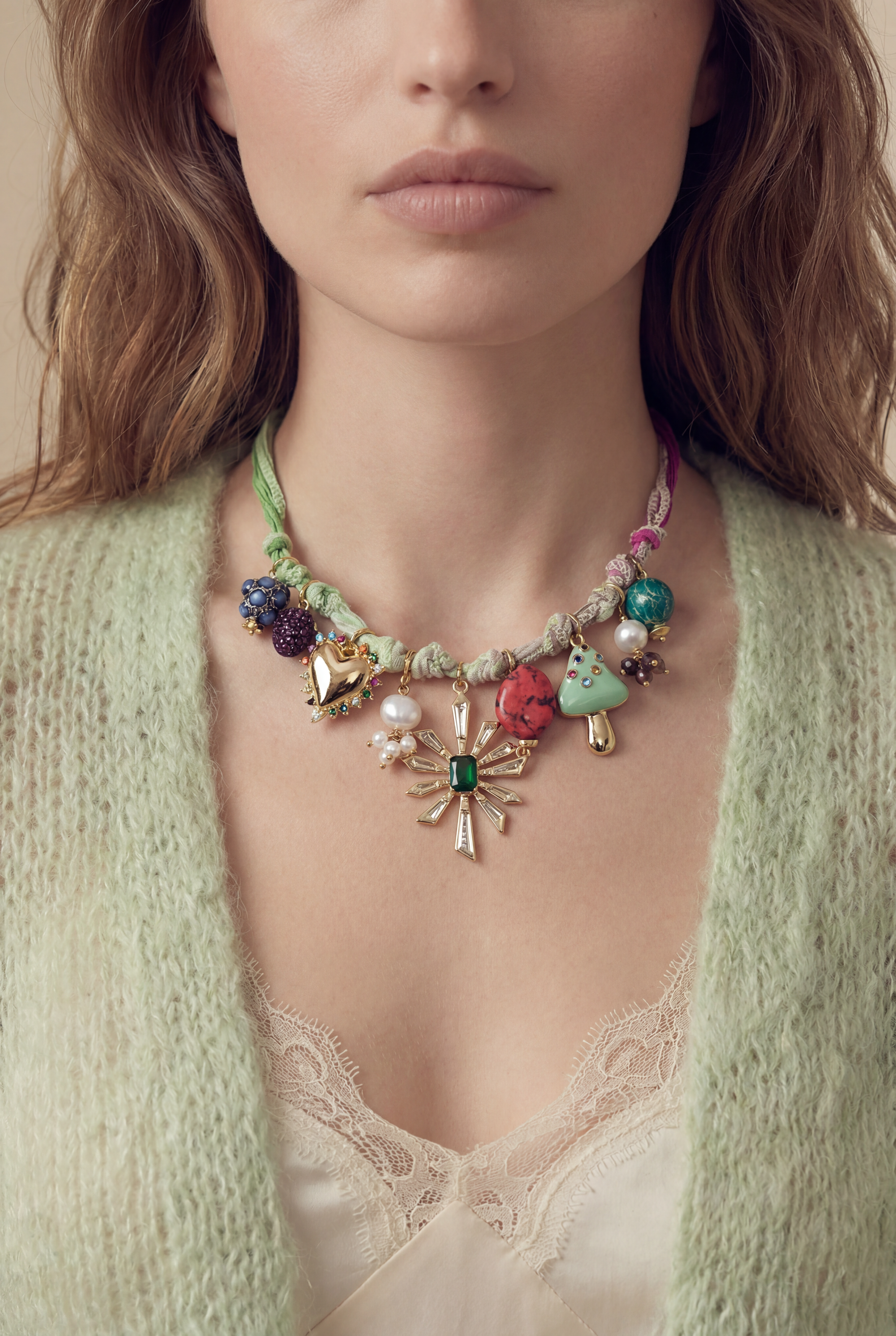 Soleil de Soie Charm Necklace