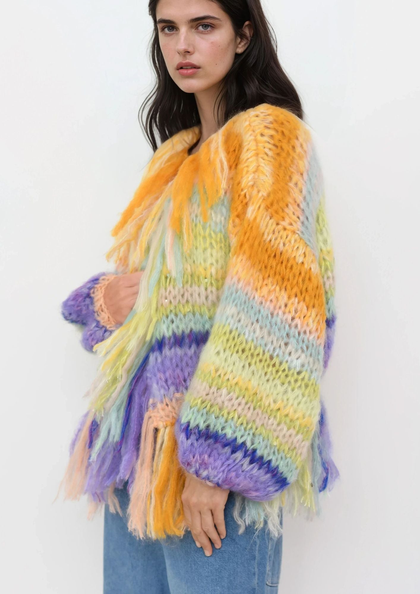 Stevie cardigan Capri Glow